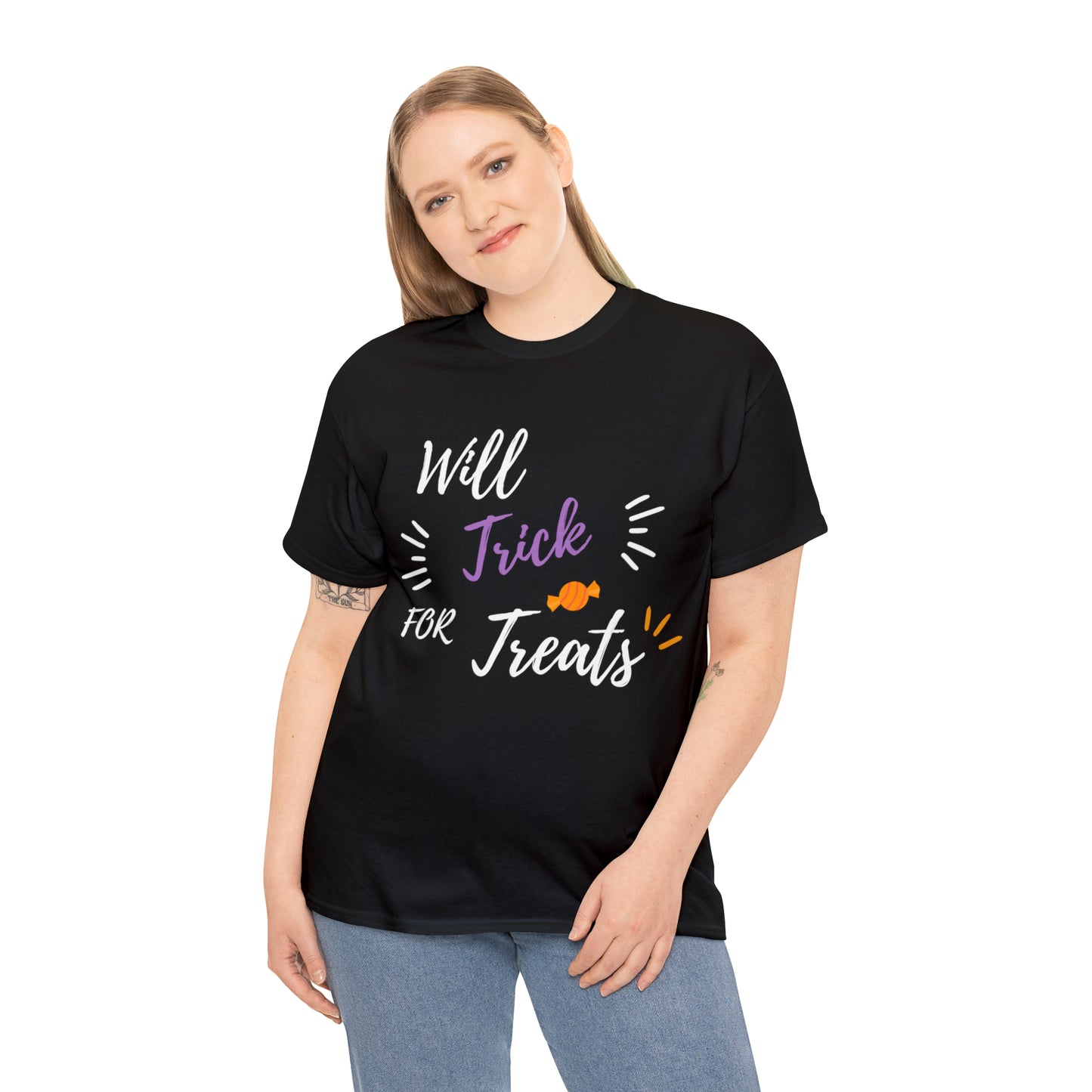 Trick for treats unisex Heavy Cotton Tee