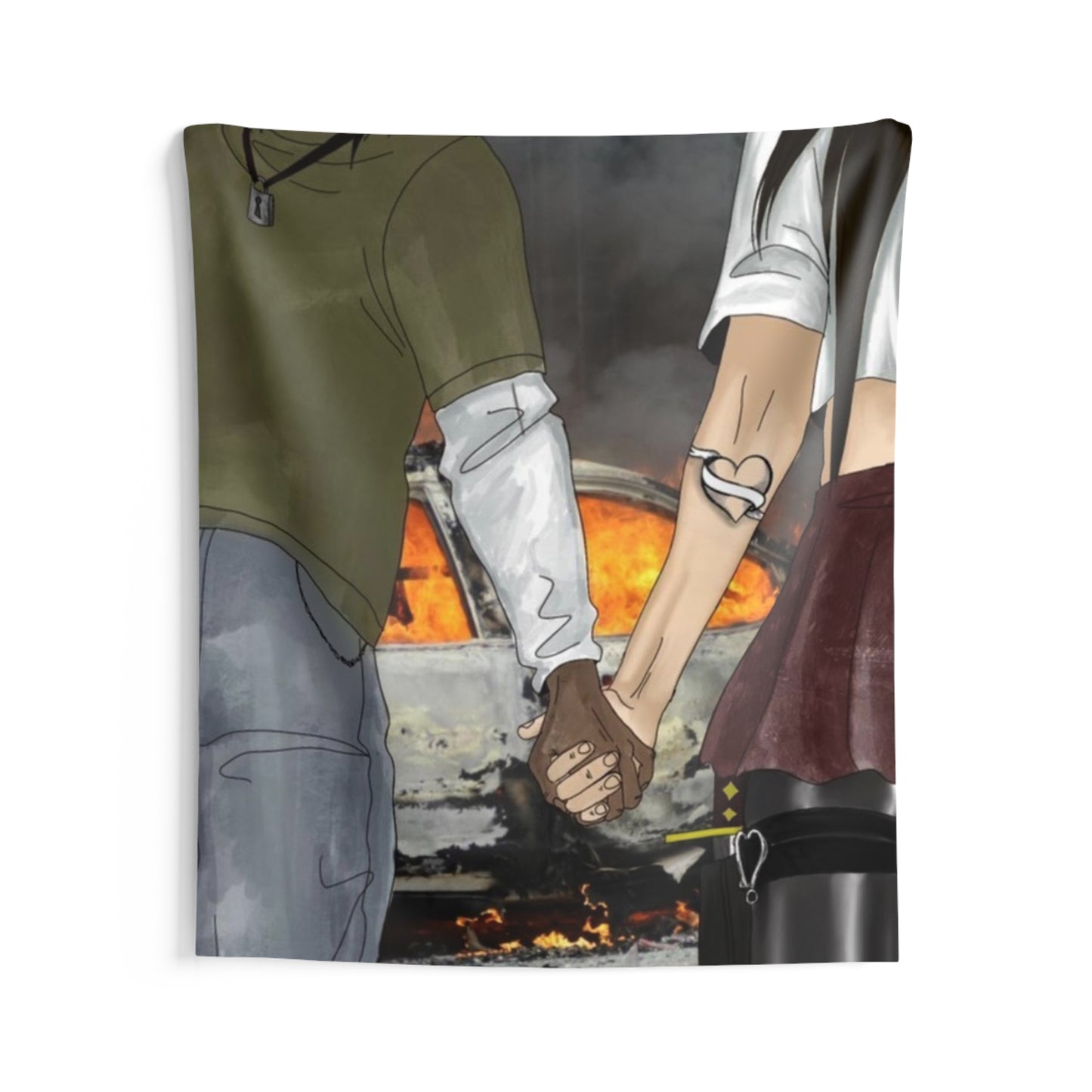 Through hell and back Indoor Wall Tapestry