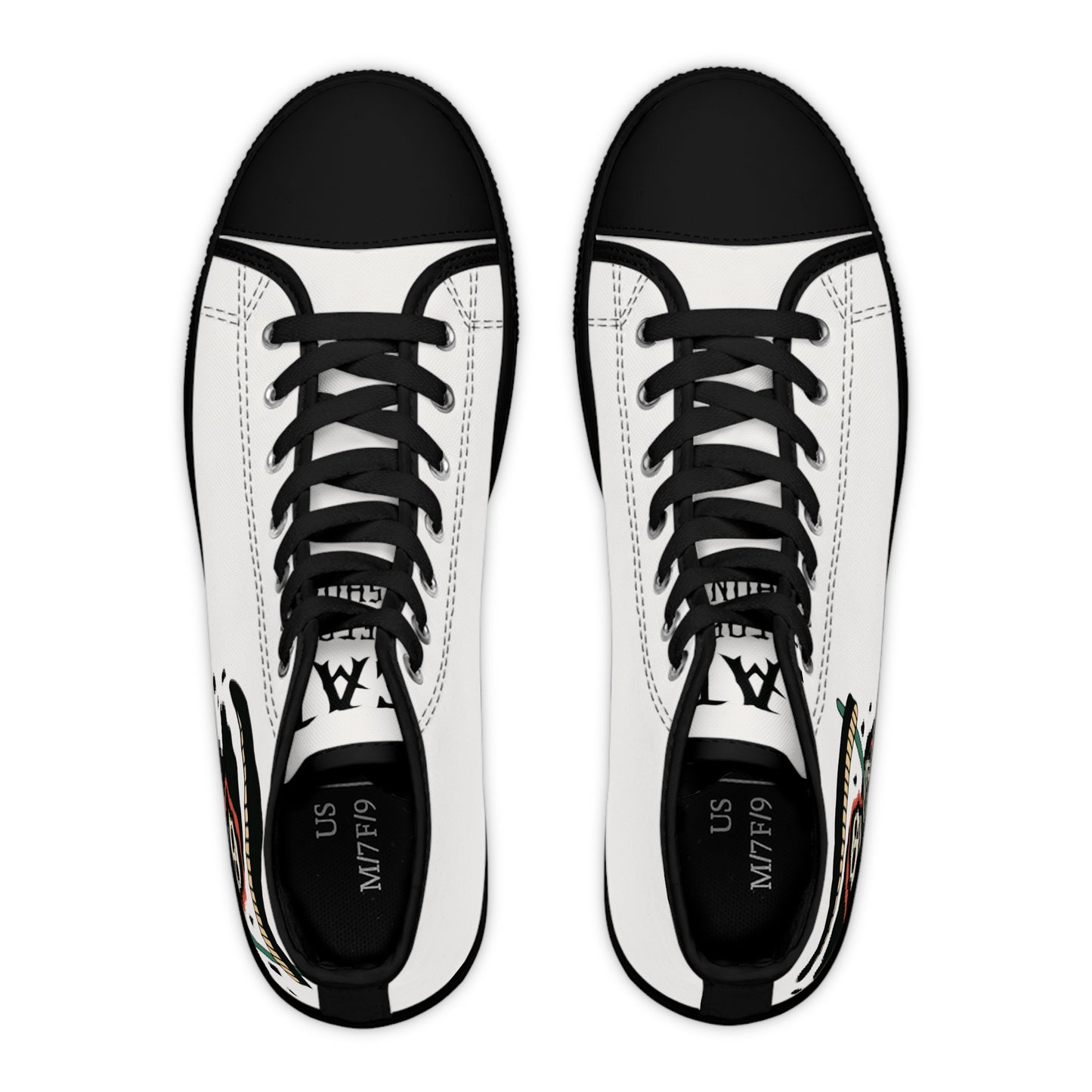 Death before dishonor Women's High Top Sneakers
