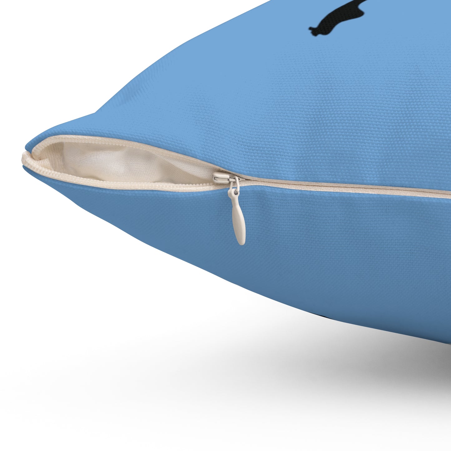 Witch please Square Pillow (Light Blue)