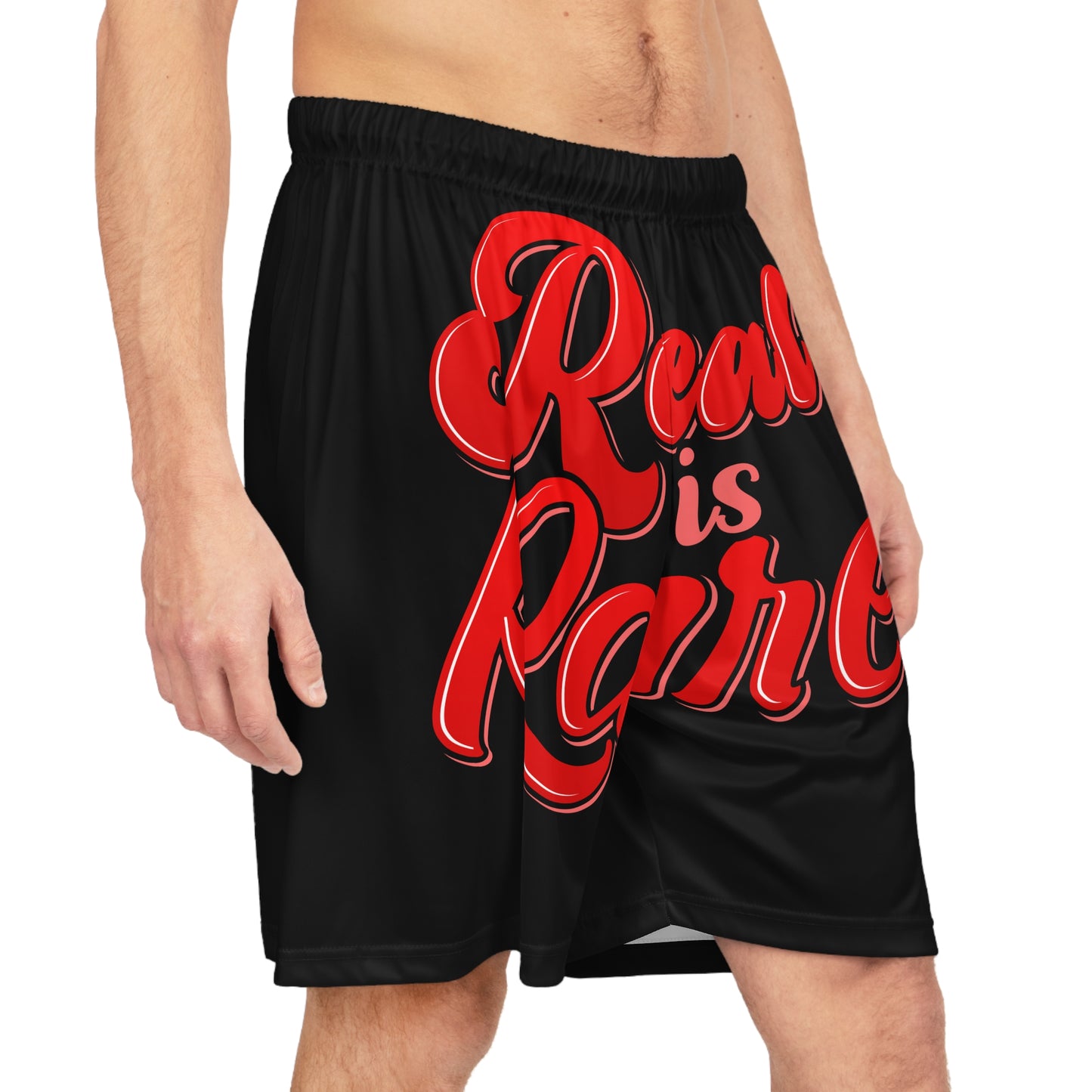 Real is rare Basketball Shorts