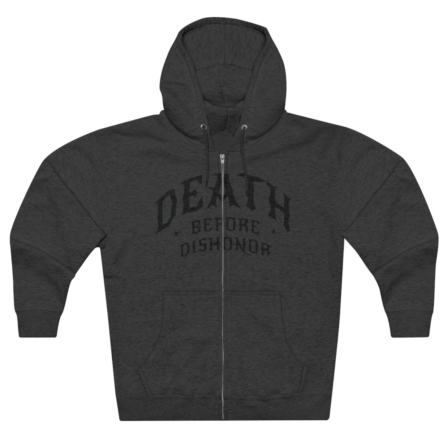 Death before dishonor Premium Full Zip Hoodie