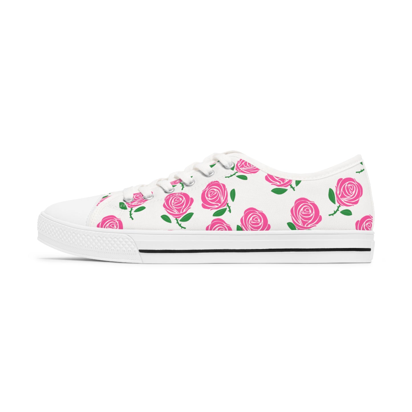 Victoria Rose “Roses everywhere” Women’s Low Top Sneakers