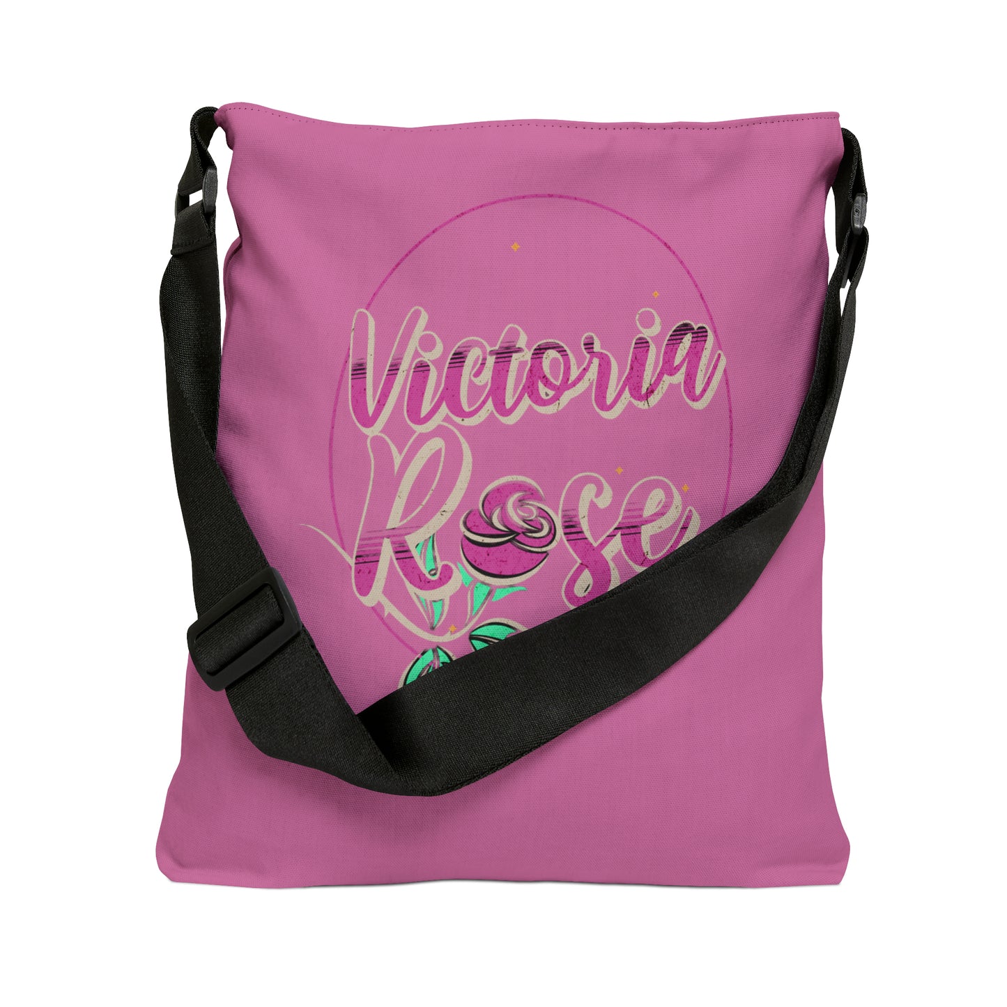 Victoria Rose Adjustable Tote Bag