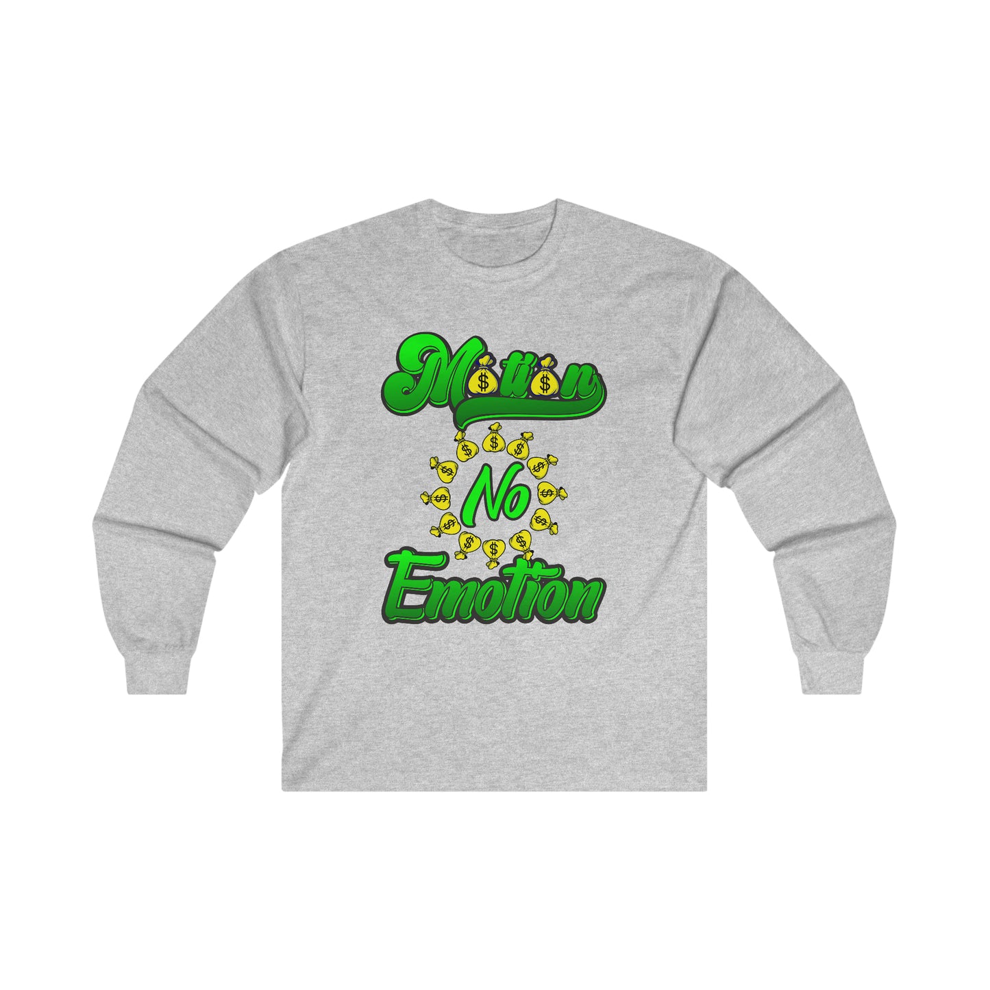 Motion No Emotion (Moneybags) Long Sleeve Tee