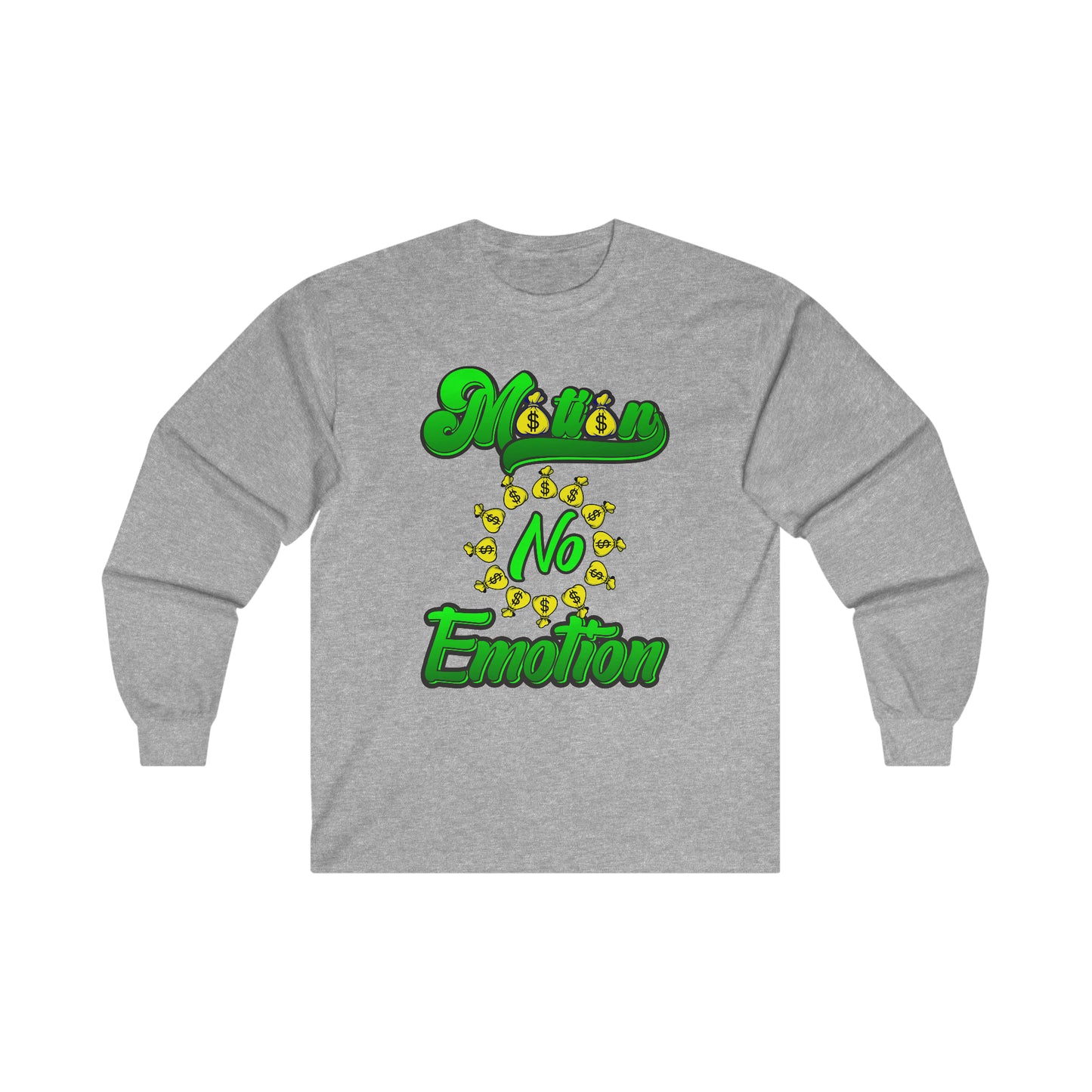 Motion No Emotion (Moneybags) Long Sleeve Tee