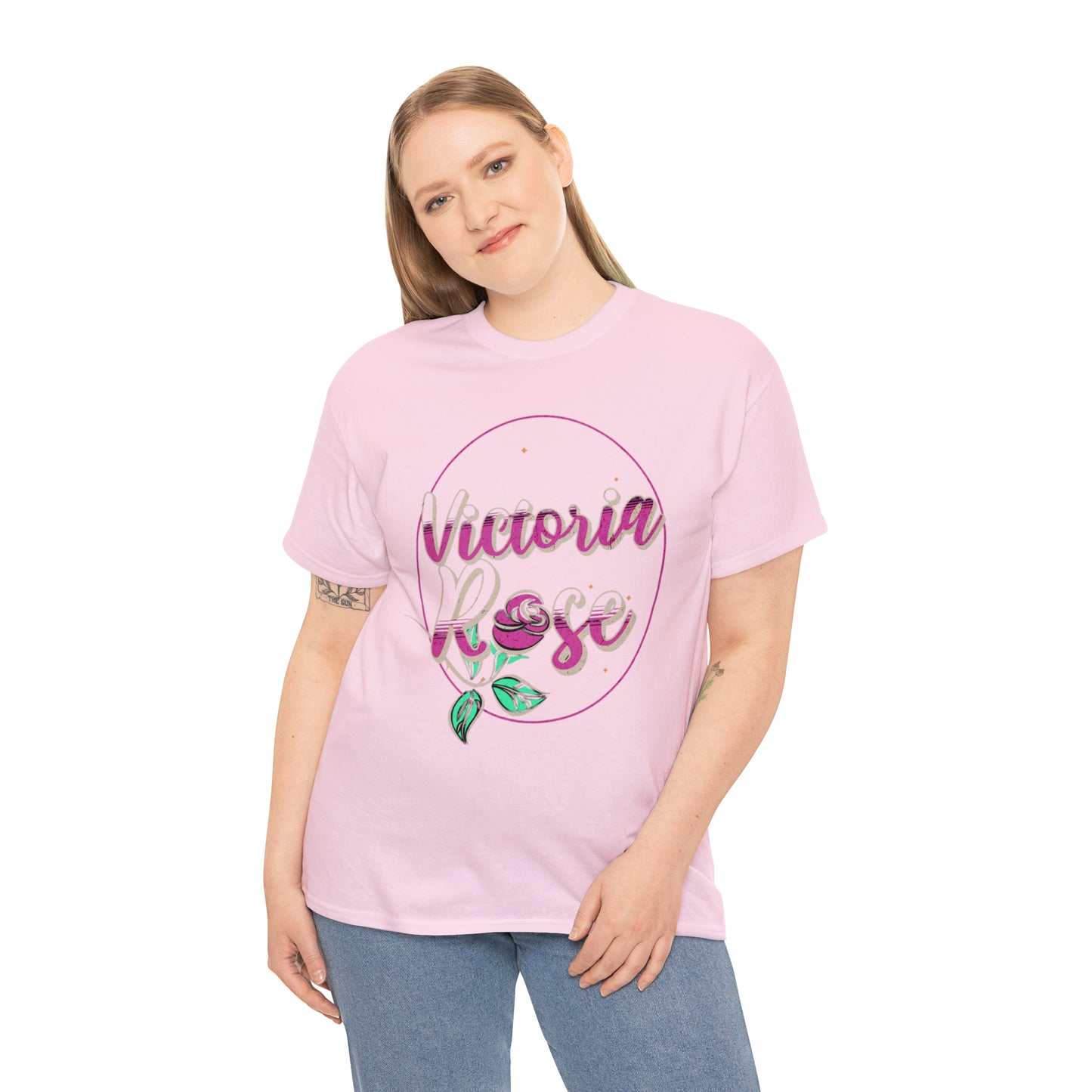 Victoria Rose Heavy Cotton Tee