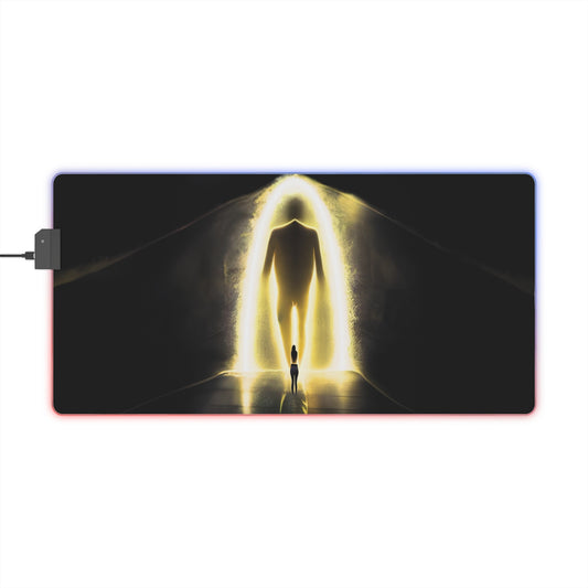 Off my chest LED Gaming Mouse Pad