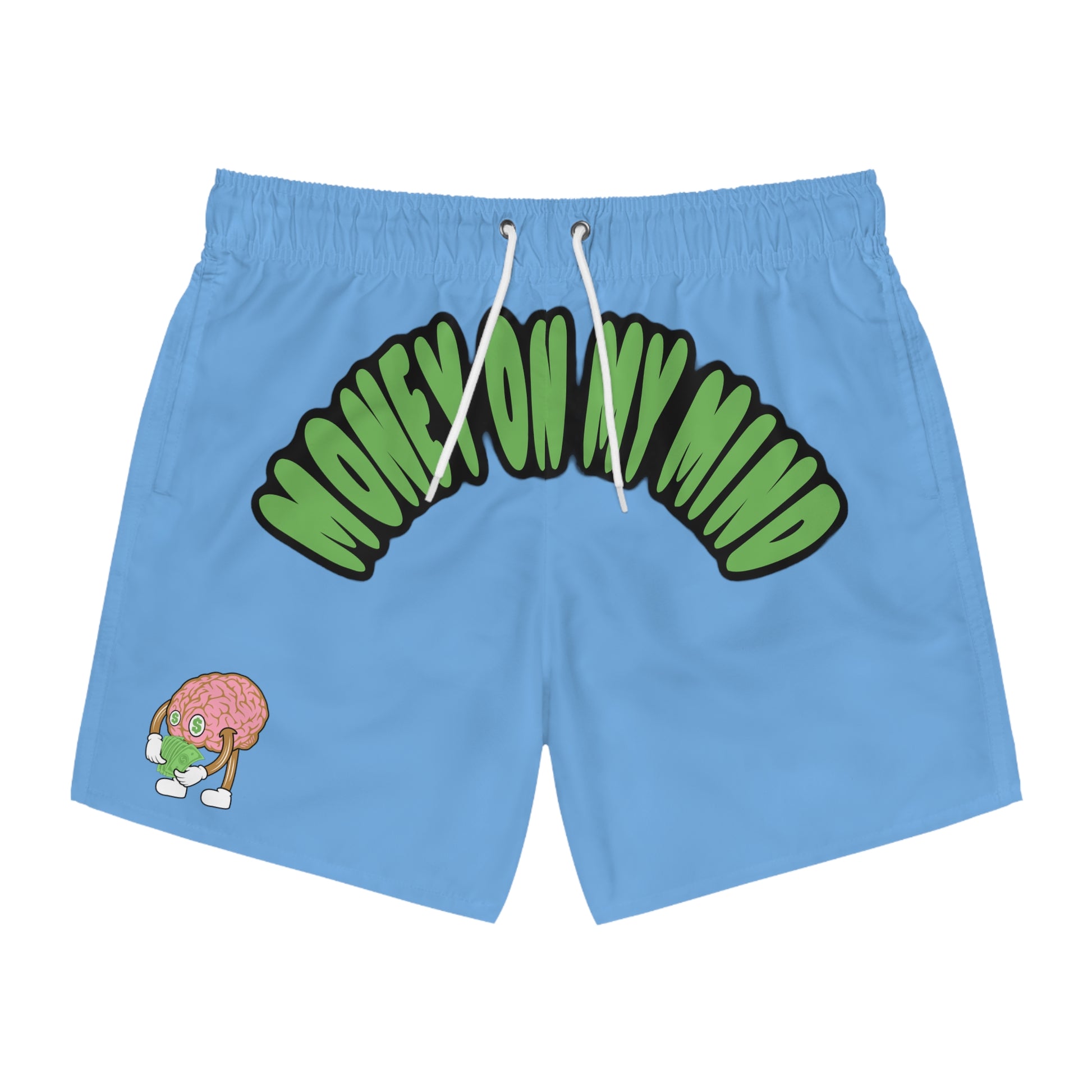 Sky Blue Swim Trunks - Quick-Dry Men's Swimwear | Fromth33rd