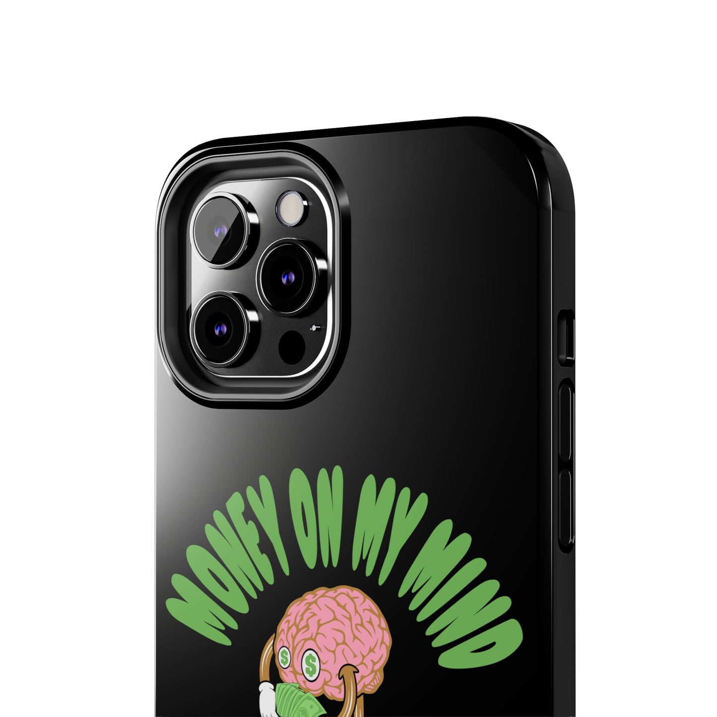 Money on my mind Phone case (Black)