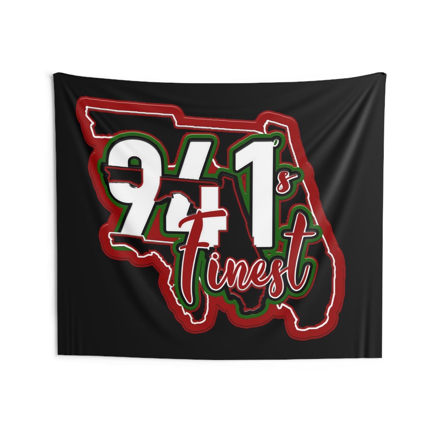 941’s Finest Indoor Wall Tapestry (solid design)