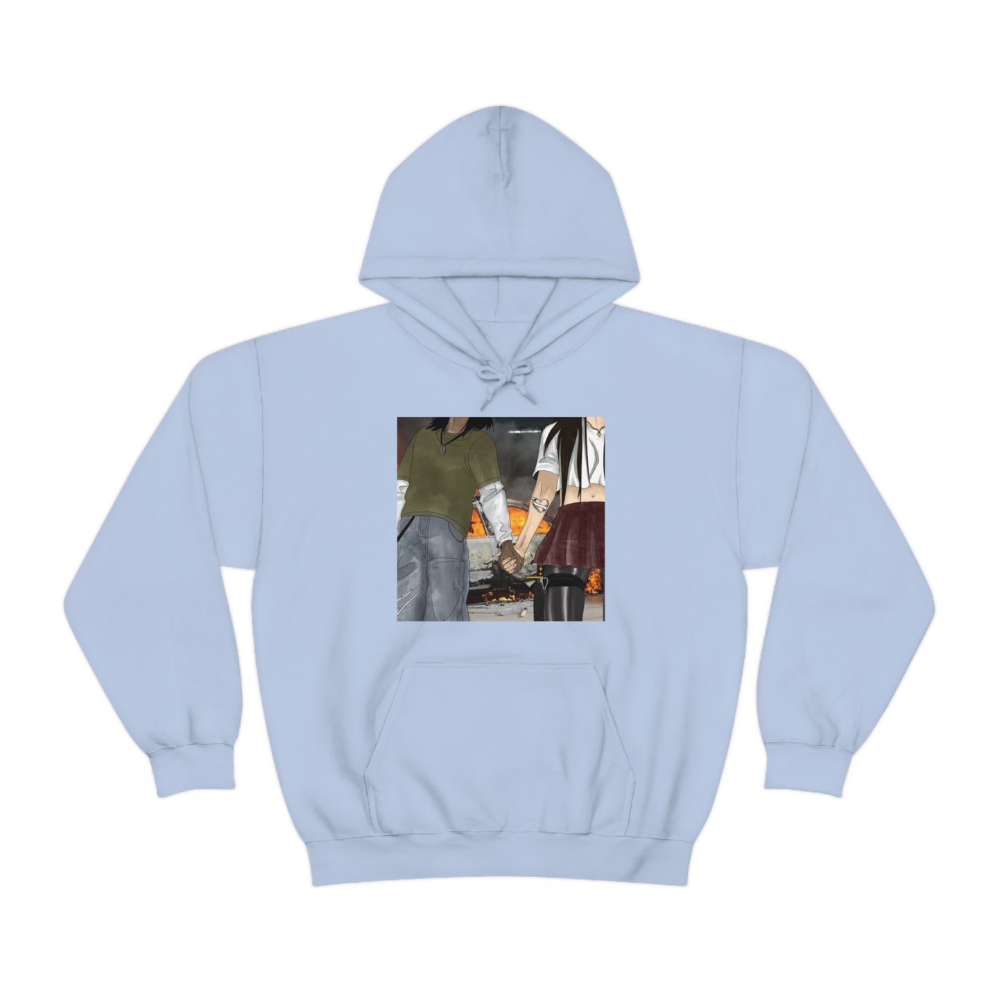 “Through hell and back” Hooded Sweatshirt