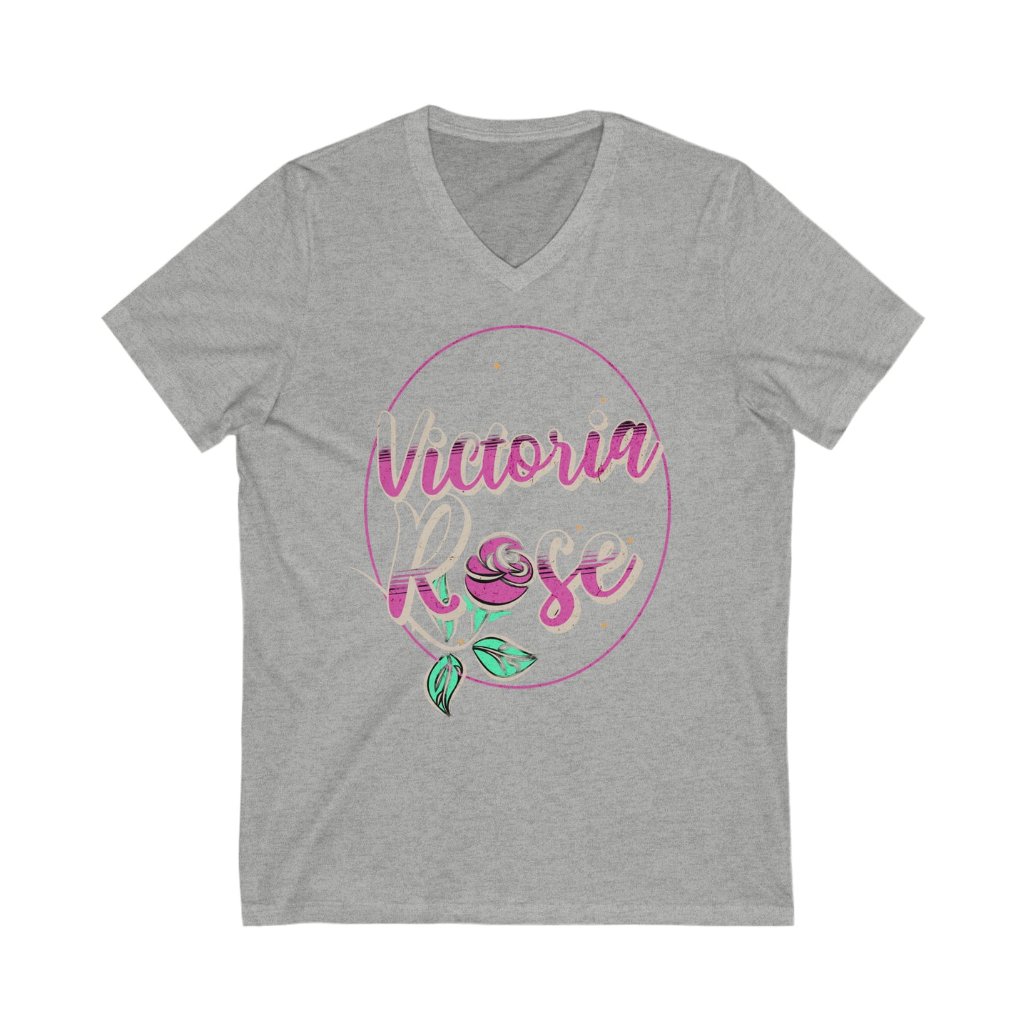 Victoria Rose V-Neck Tee