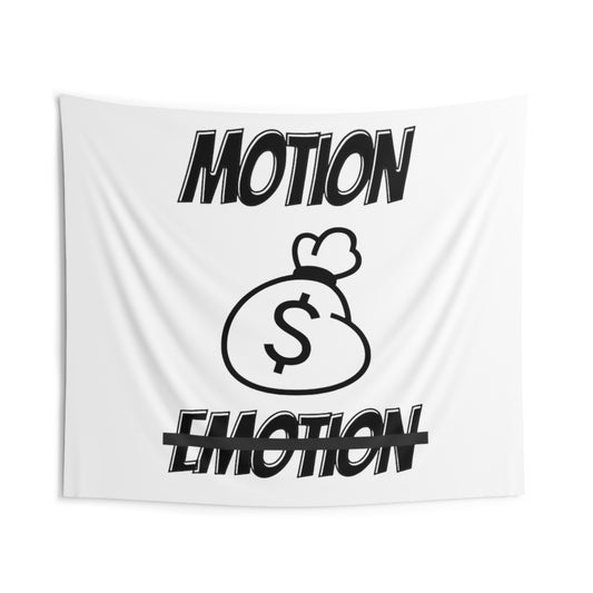 Motion No Emotion Indoor Wall Tapestry
