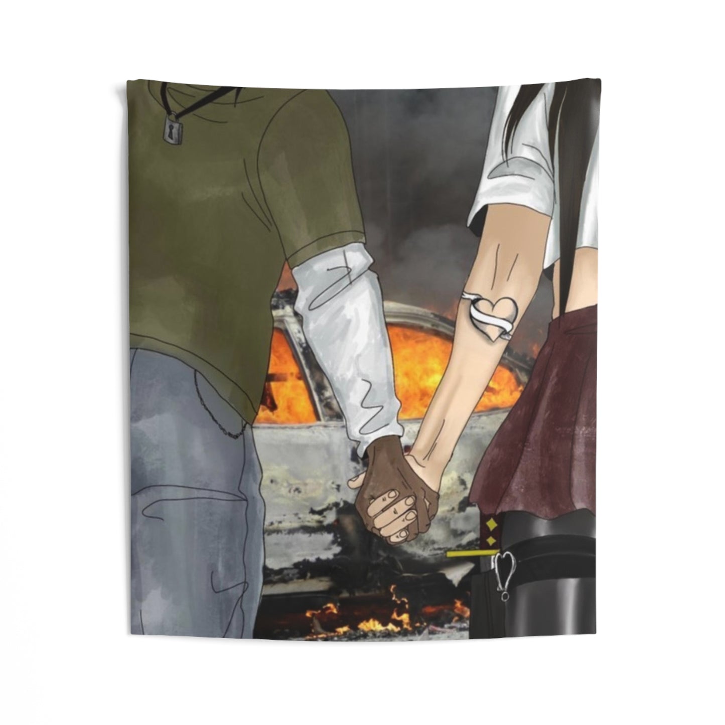 Through hell and back Indoor Wall Tapestry