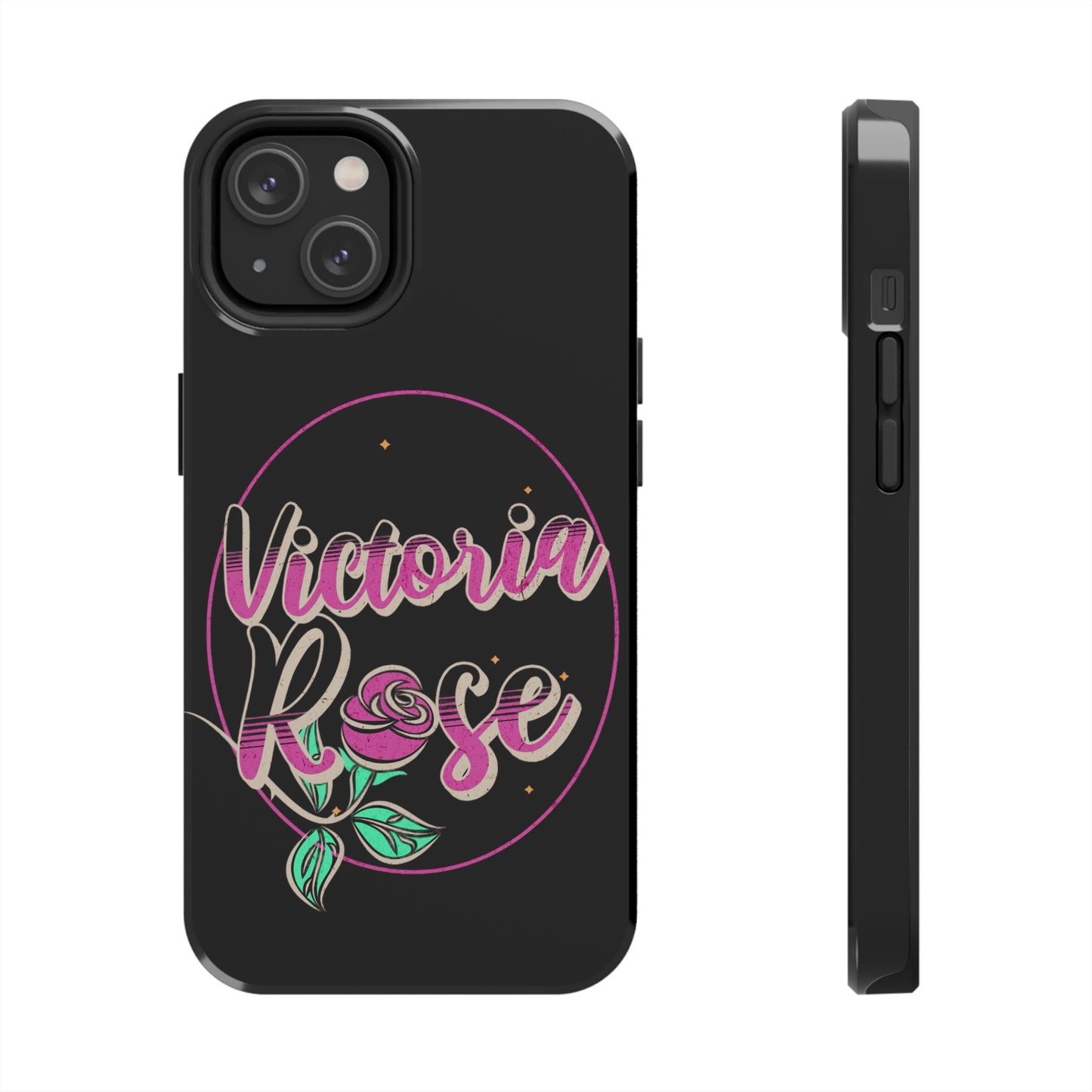 Victoria Rose Phone Case (Black)