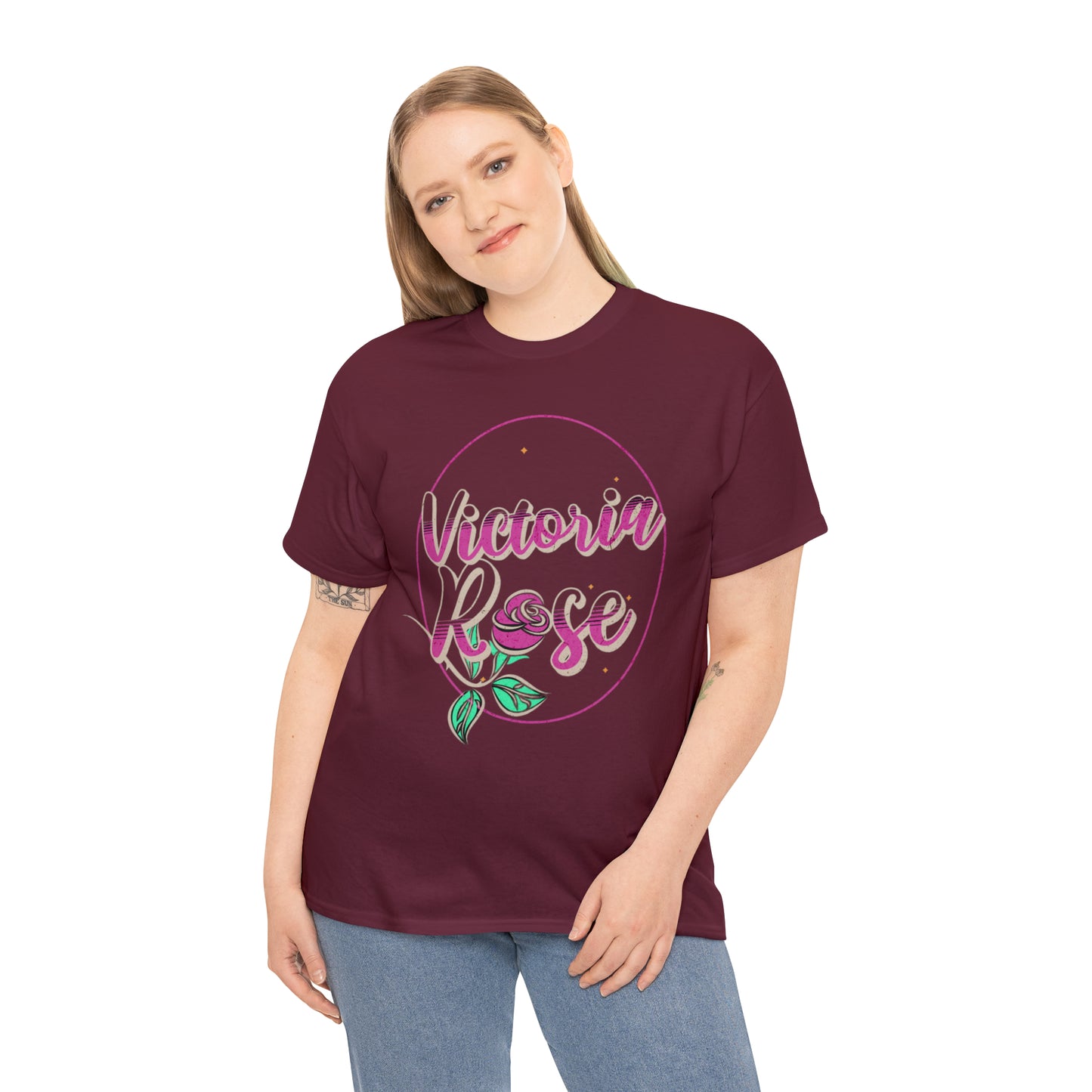 Victoria Rose Heavy Cotton Tee