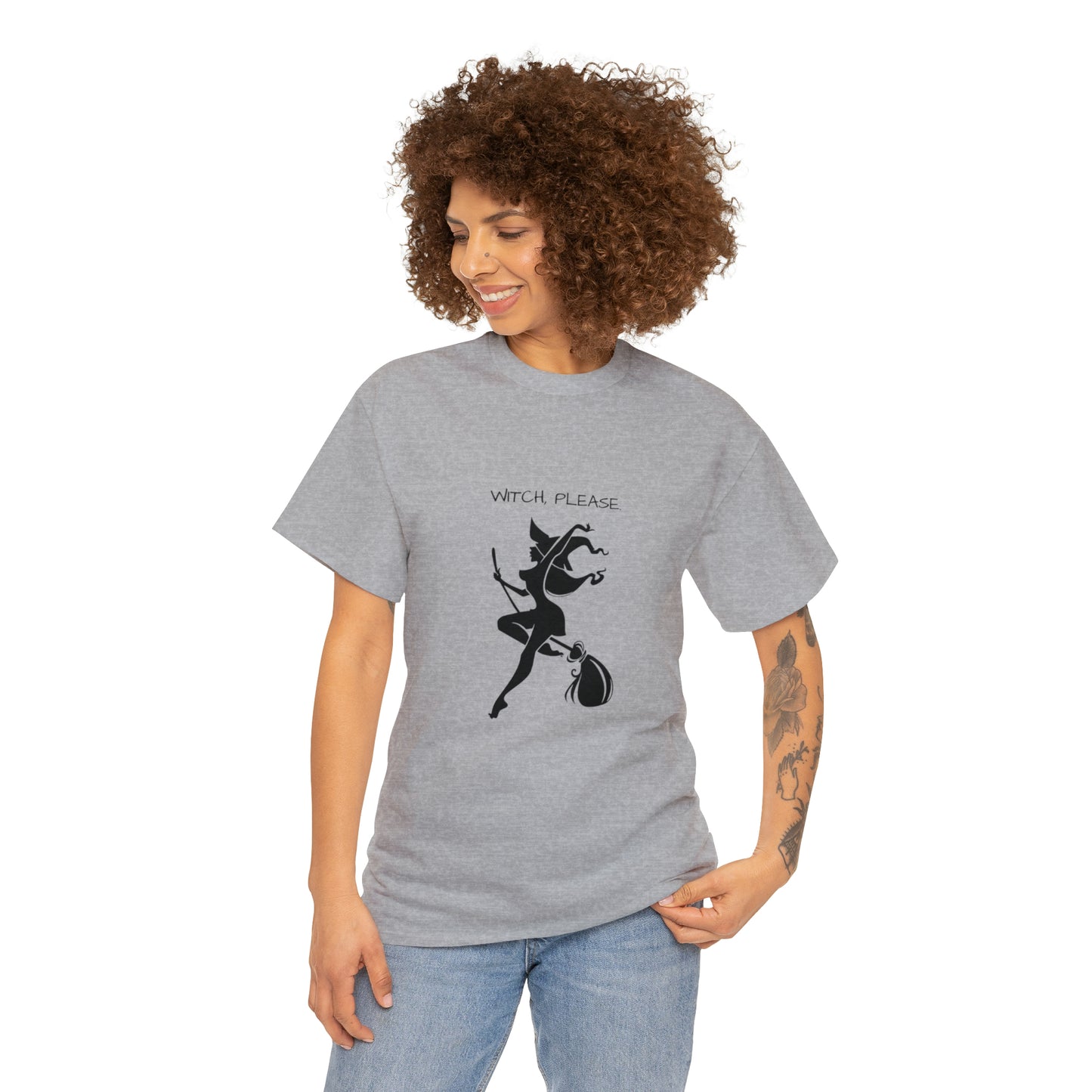 Witch please Heavy Cotton Tee