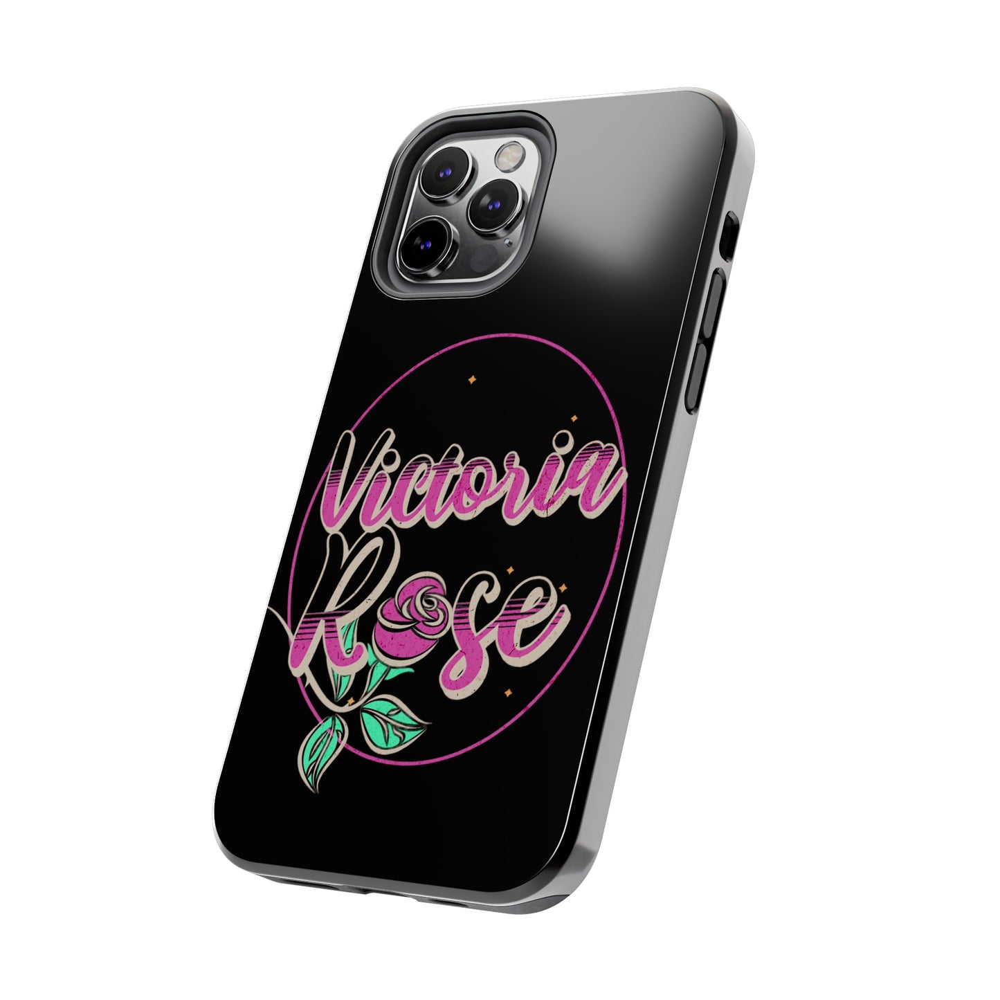Victoria Rose Phone Case (Black)