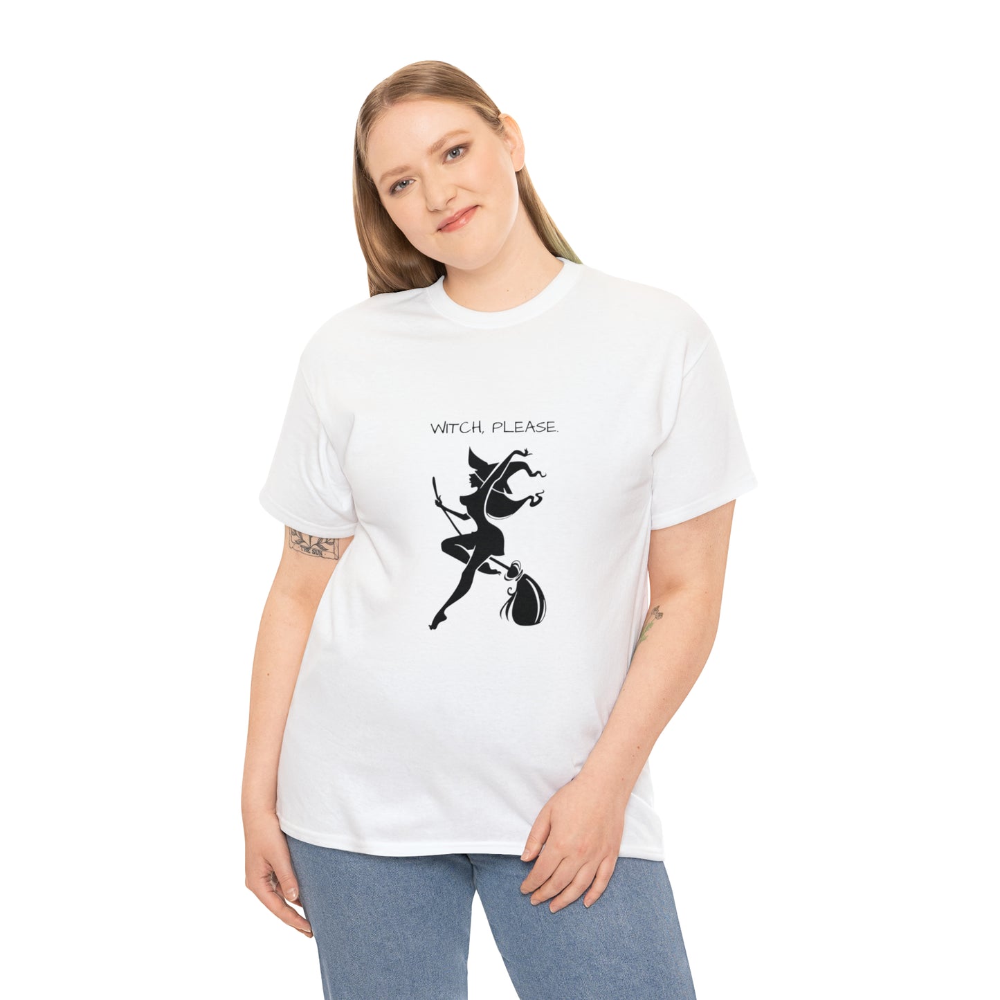 Witch please Heavy Cotton Tee