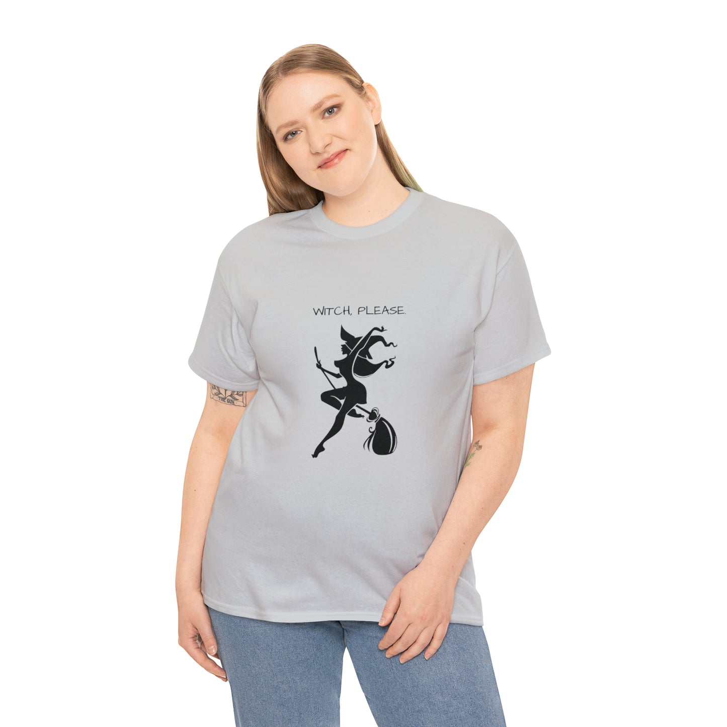 Witch please Heavy Cotton Tee