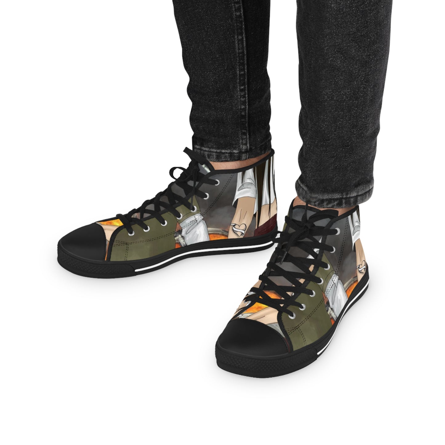 “Through hell and back” Men's High Top Sneakers