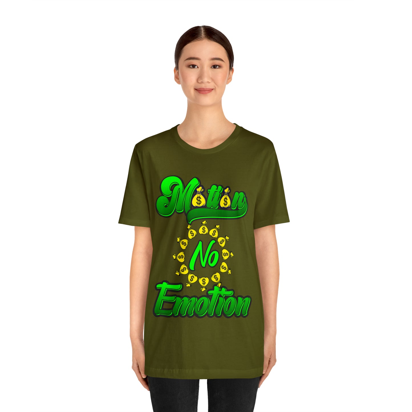 Motion No Emotion (moneybag) Jersey Short Sleeve Tee