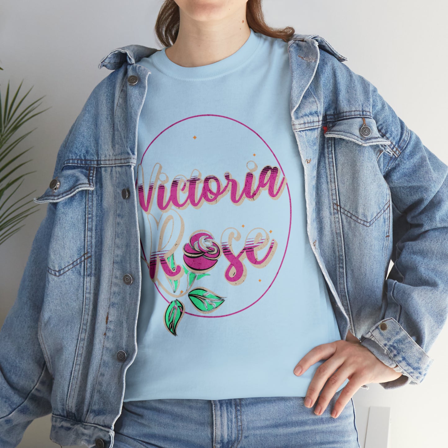 Victoria Rose Heavy Cotton Tee