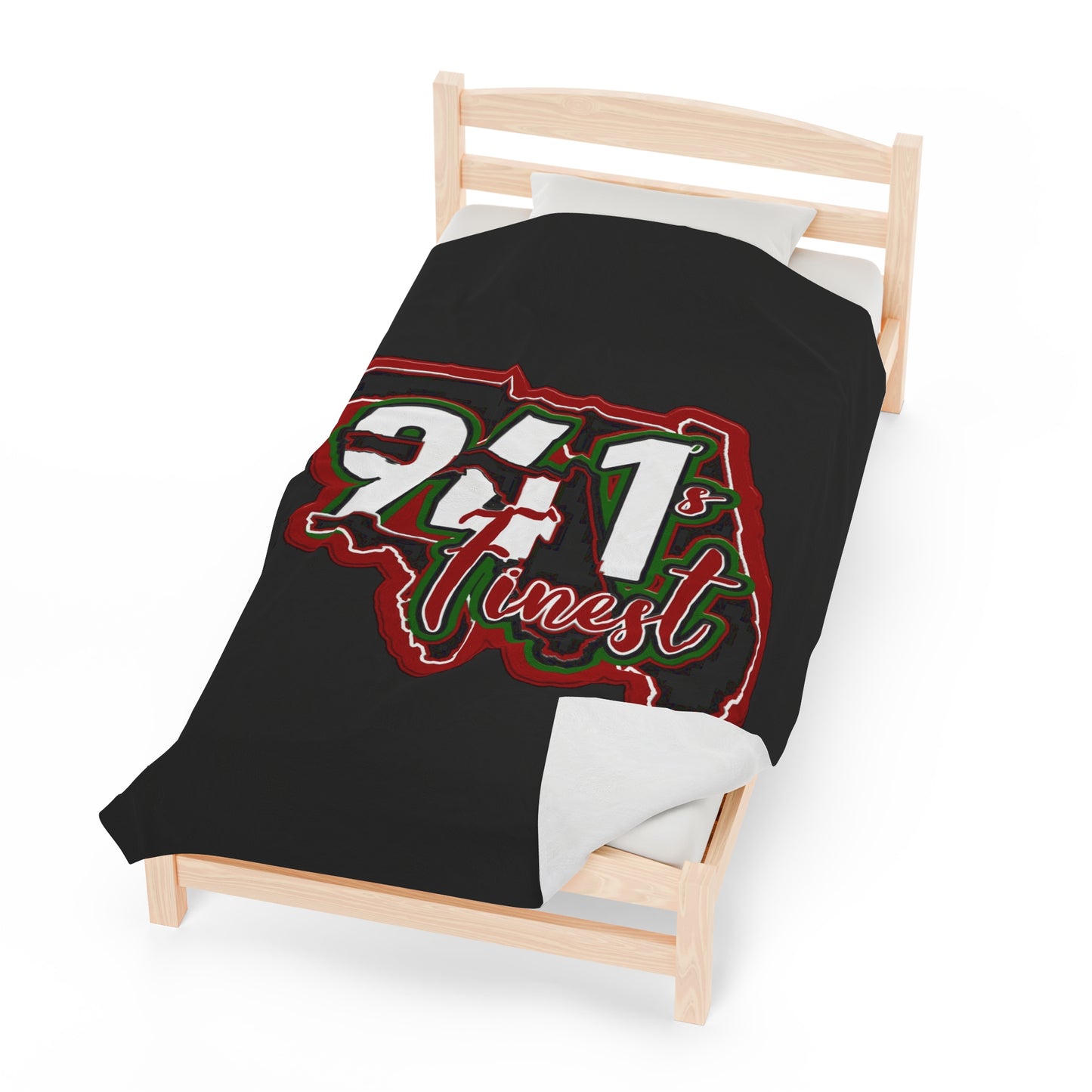 941’s finest Plush Blanket (solid color design)