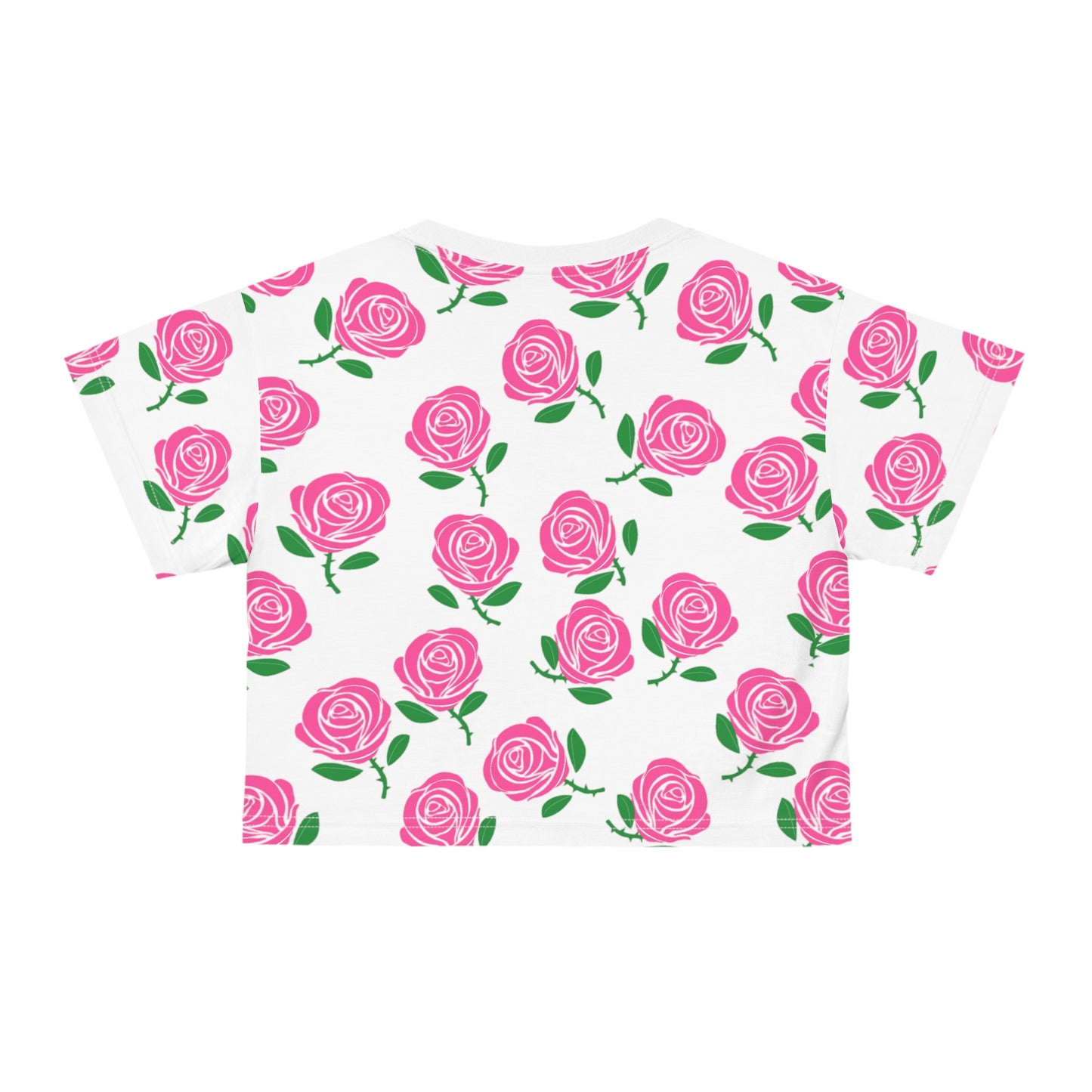 Victoria Rose (Roses everywhere) Crop Top