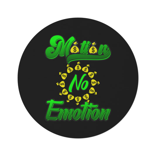 Motion No Emotion Round Rug