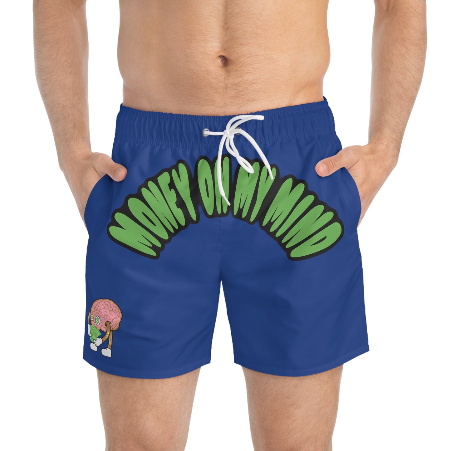Dark Blue Swim Trunks - Quick-Dry Beach Shorts | Fromth33rd