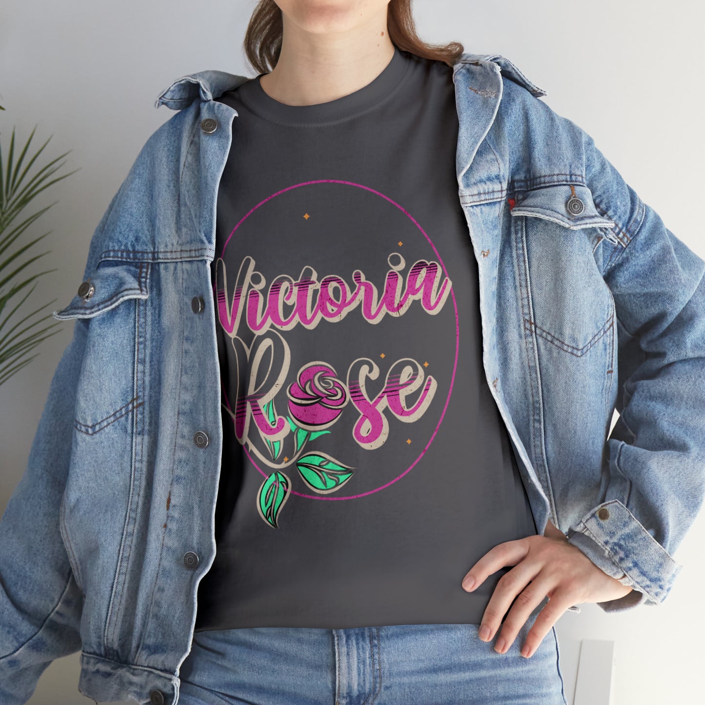 Victoria Rose Heavy Cotton Tee
