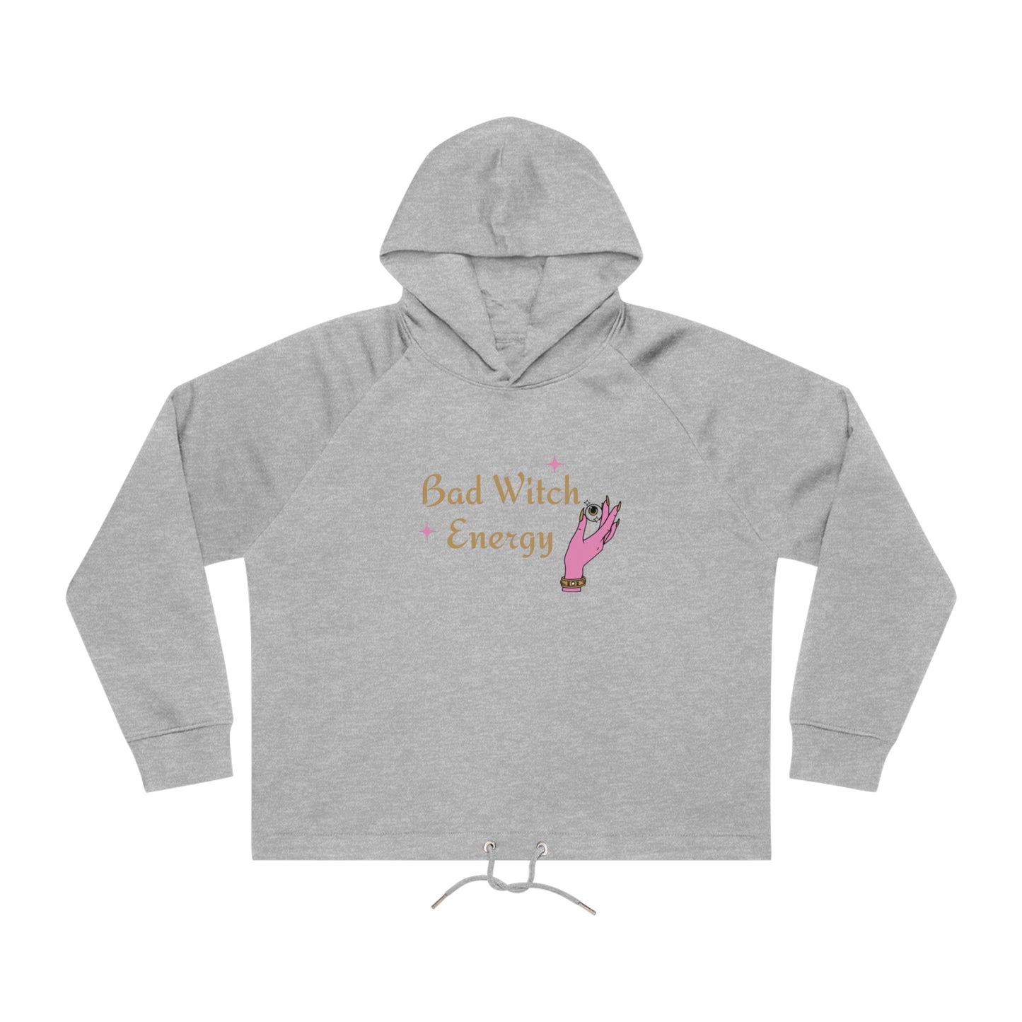 Bad witch energy Cropped Hoodie Sweatshirt