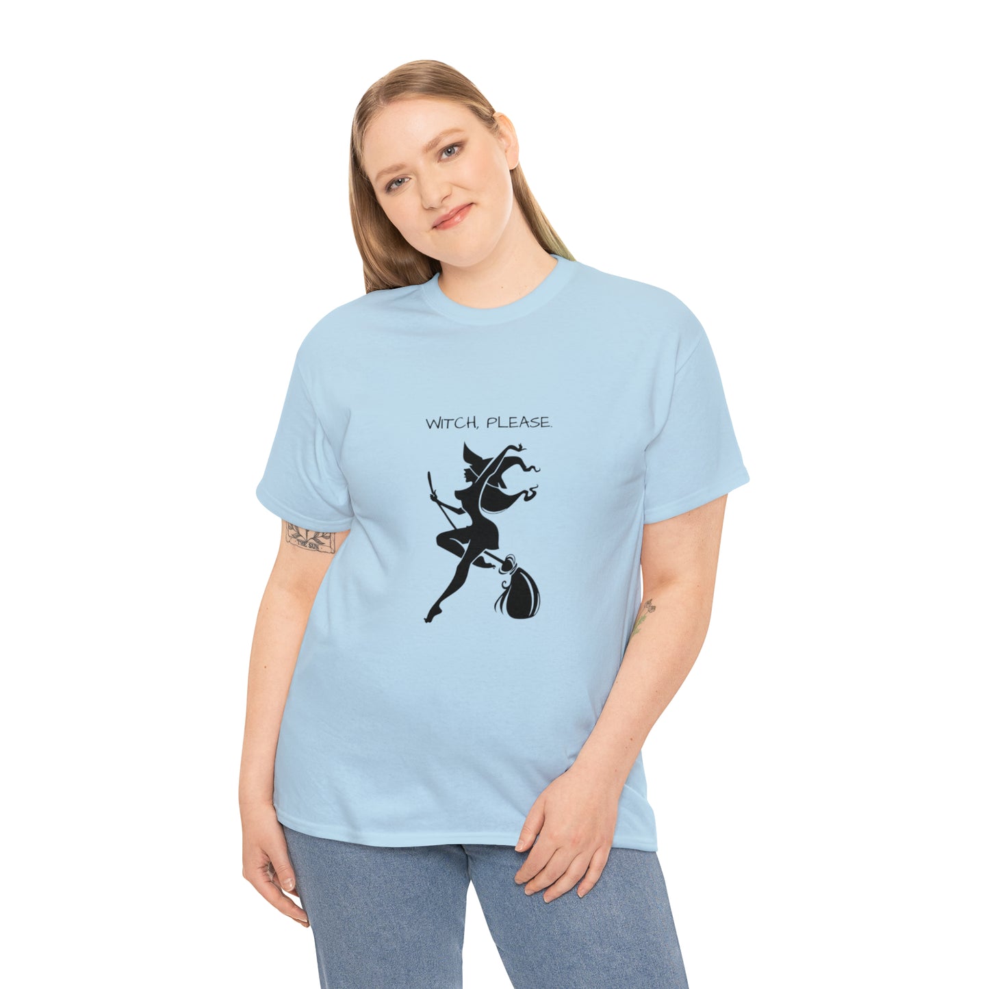 Witch please Heavy Cotton Tee