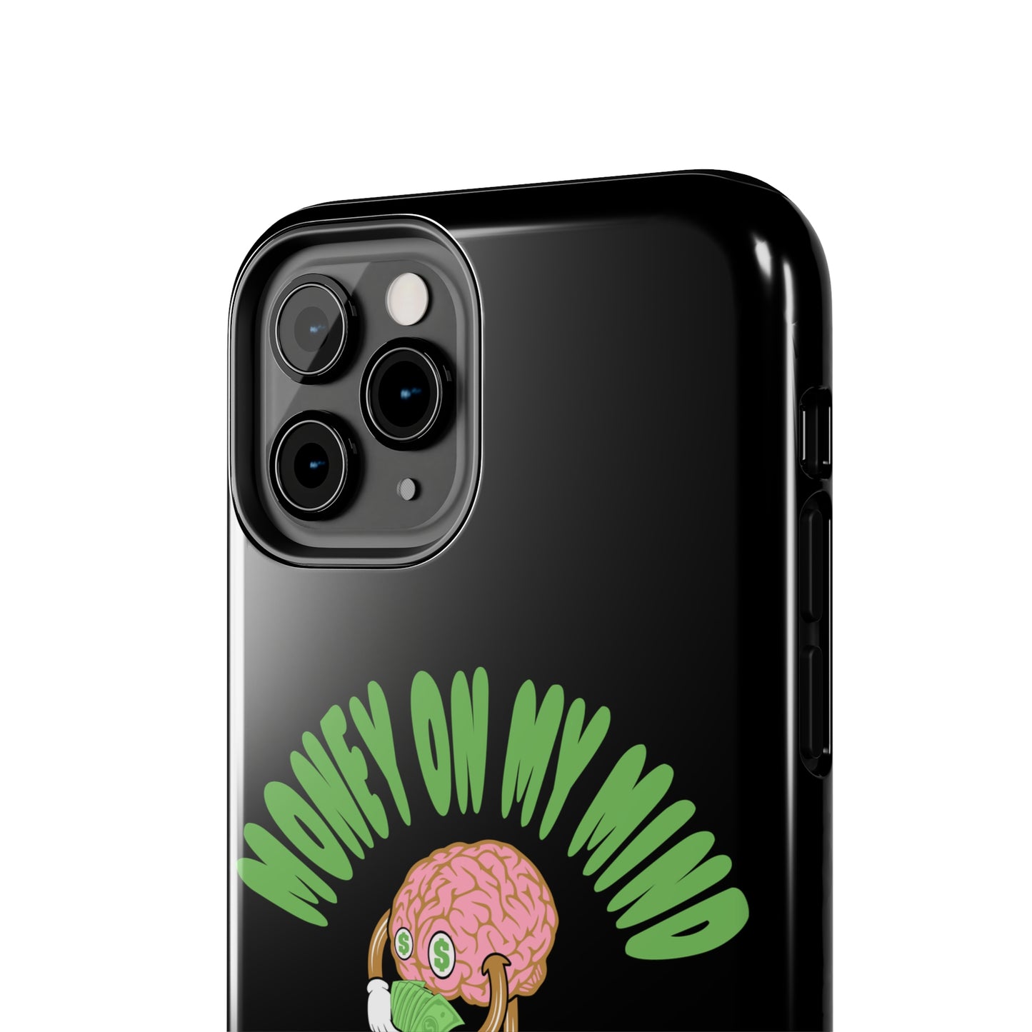 Money on my mind Phone case (Black)