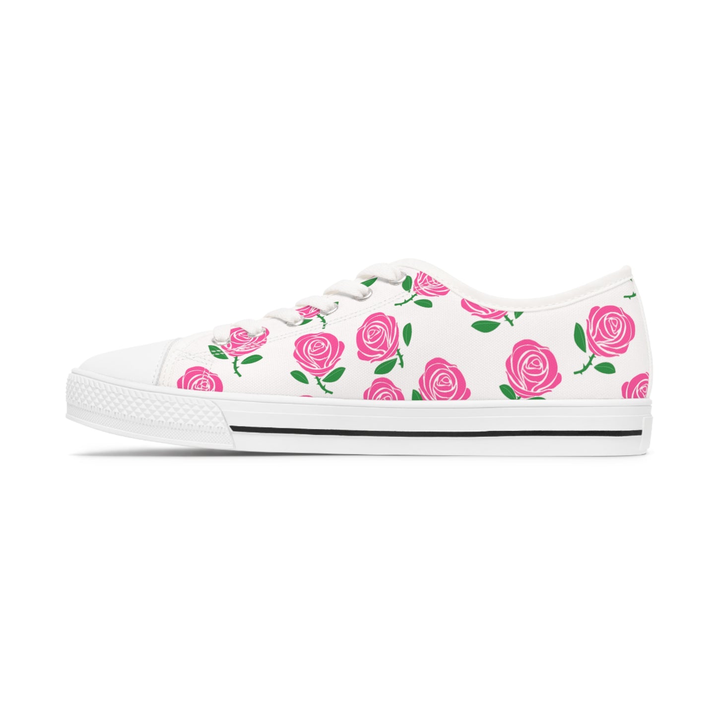 Victoria Rose “Roses everywhere” Women’s Low Top Sneakers