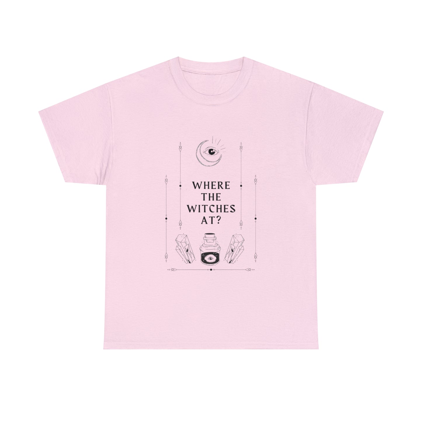 Where the witches at? Heavy Cotton Tee