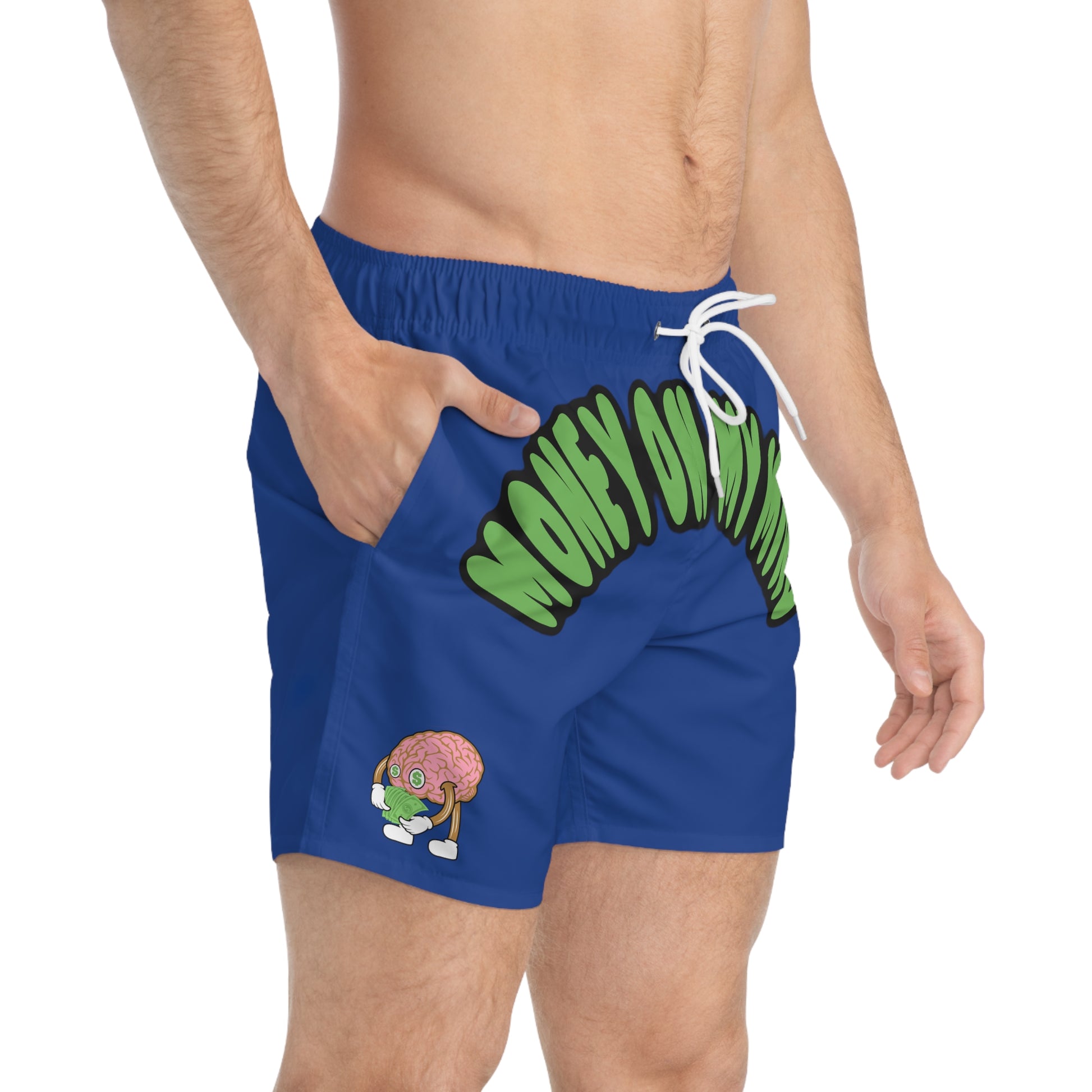 Dark Blue Swim Trunks - Quick-Dry Beach Shorts | Fromth33rd