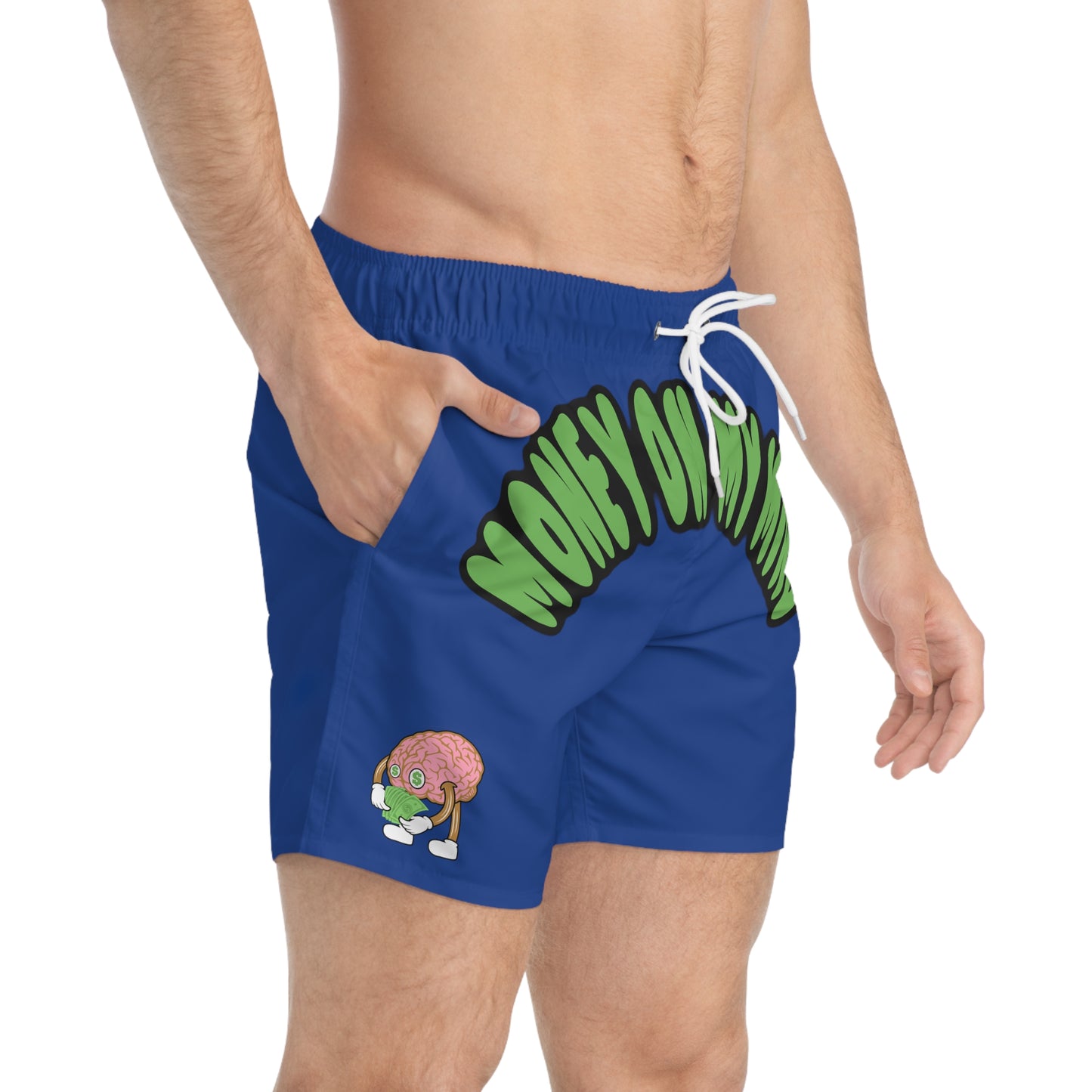 Dark Blue Swim Trunks - Quick-Dry Beach Shorts | Fromth33rd