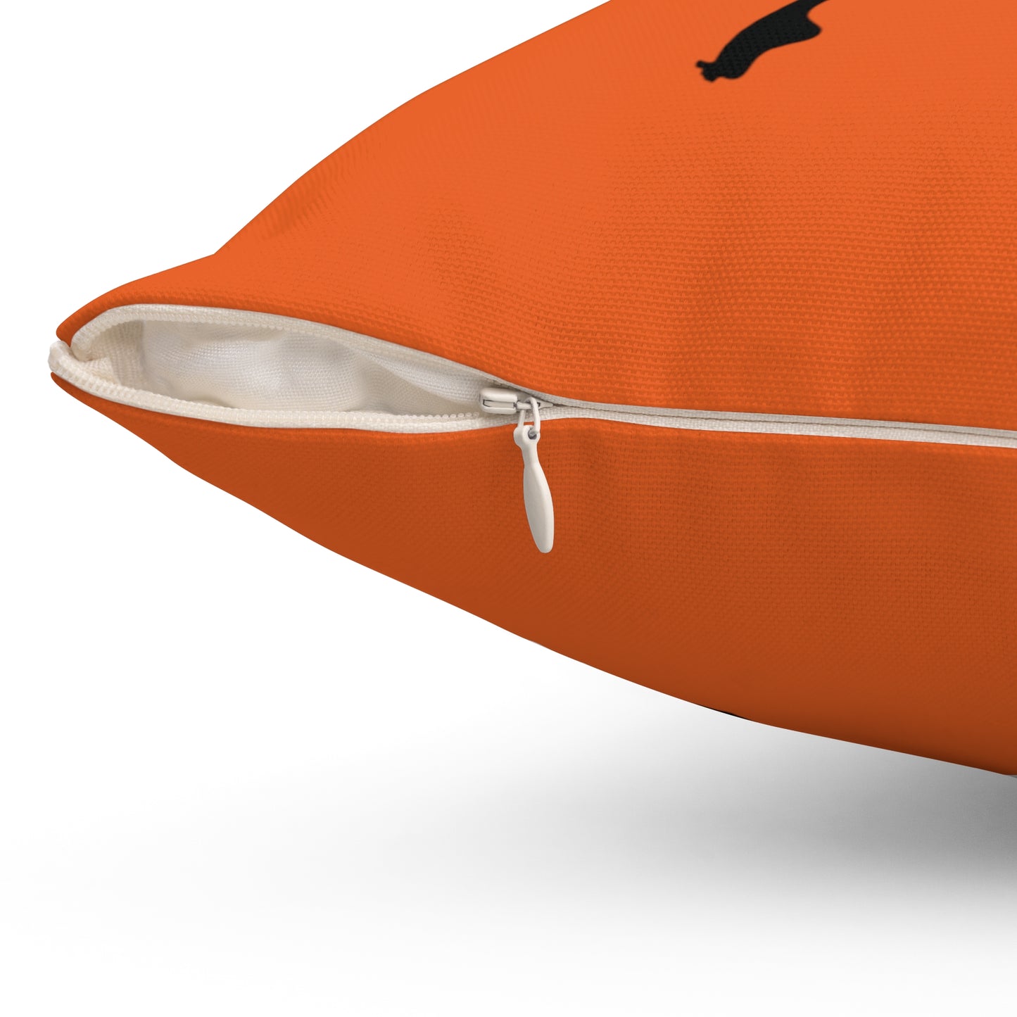 Witch please Square Pillow (Orange)