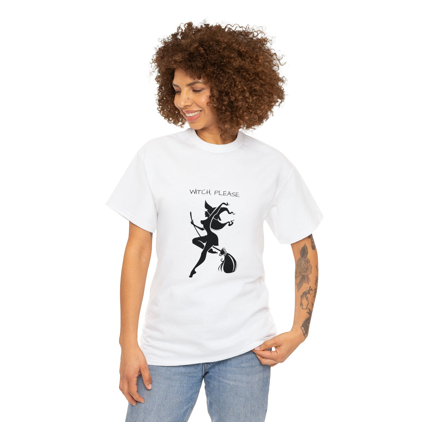 Witch please Heavy Cotton Tee
