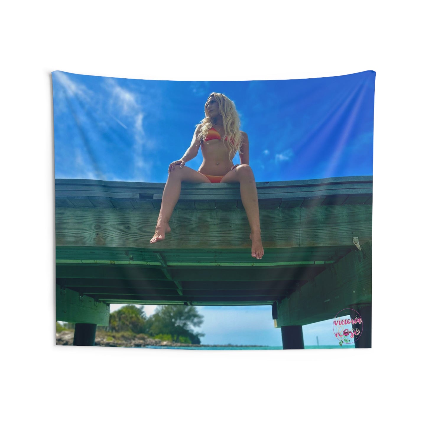 Victoria Rose Indoor Wall Tapestry (Above all odds)