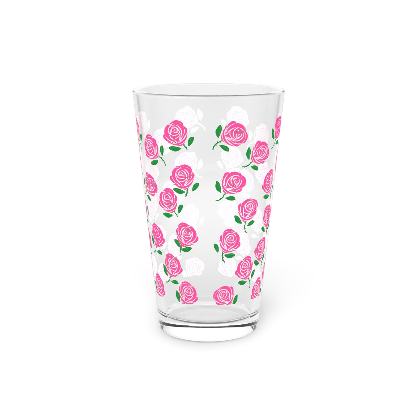 Victoria Rose Pint Glass, 16oz