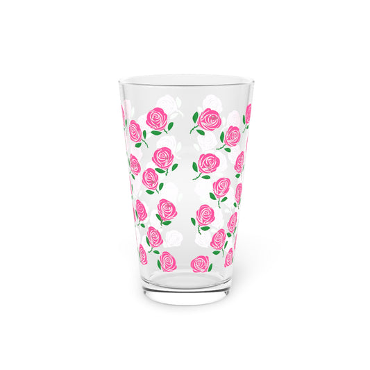 Victoria Rose Pint Glass, 16oz