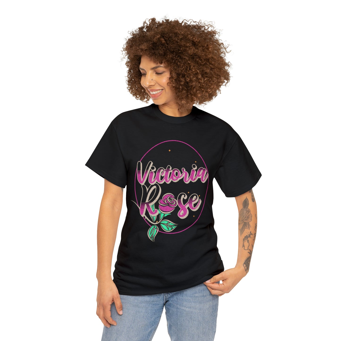 Victoria Rose Heavy Cotton Tee