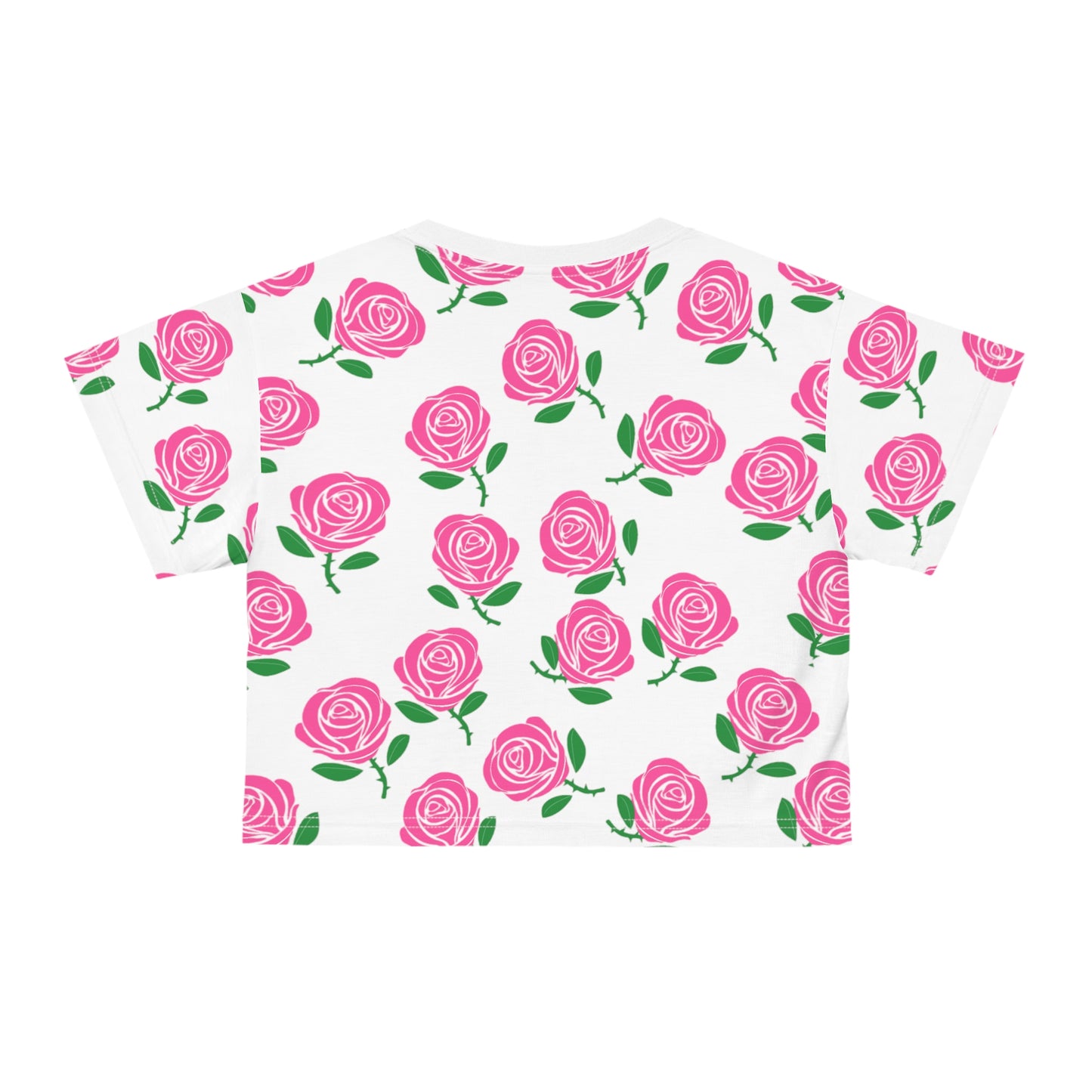 Victoria Rose (Roses everywhere) Crop Top