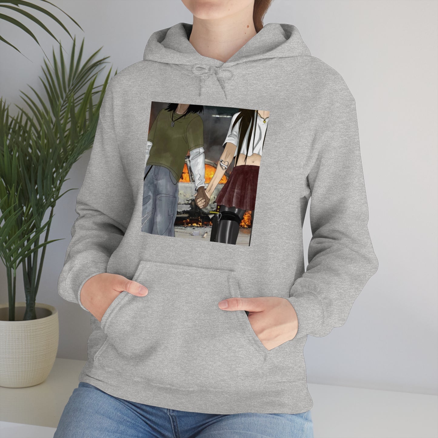 “Through hell and back” Hooded Sweatshirt