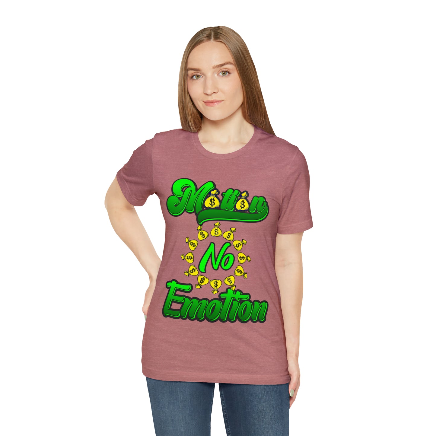 Motion No Emotion (moneybag) Jersey Short Sleeve Tee