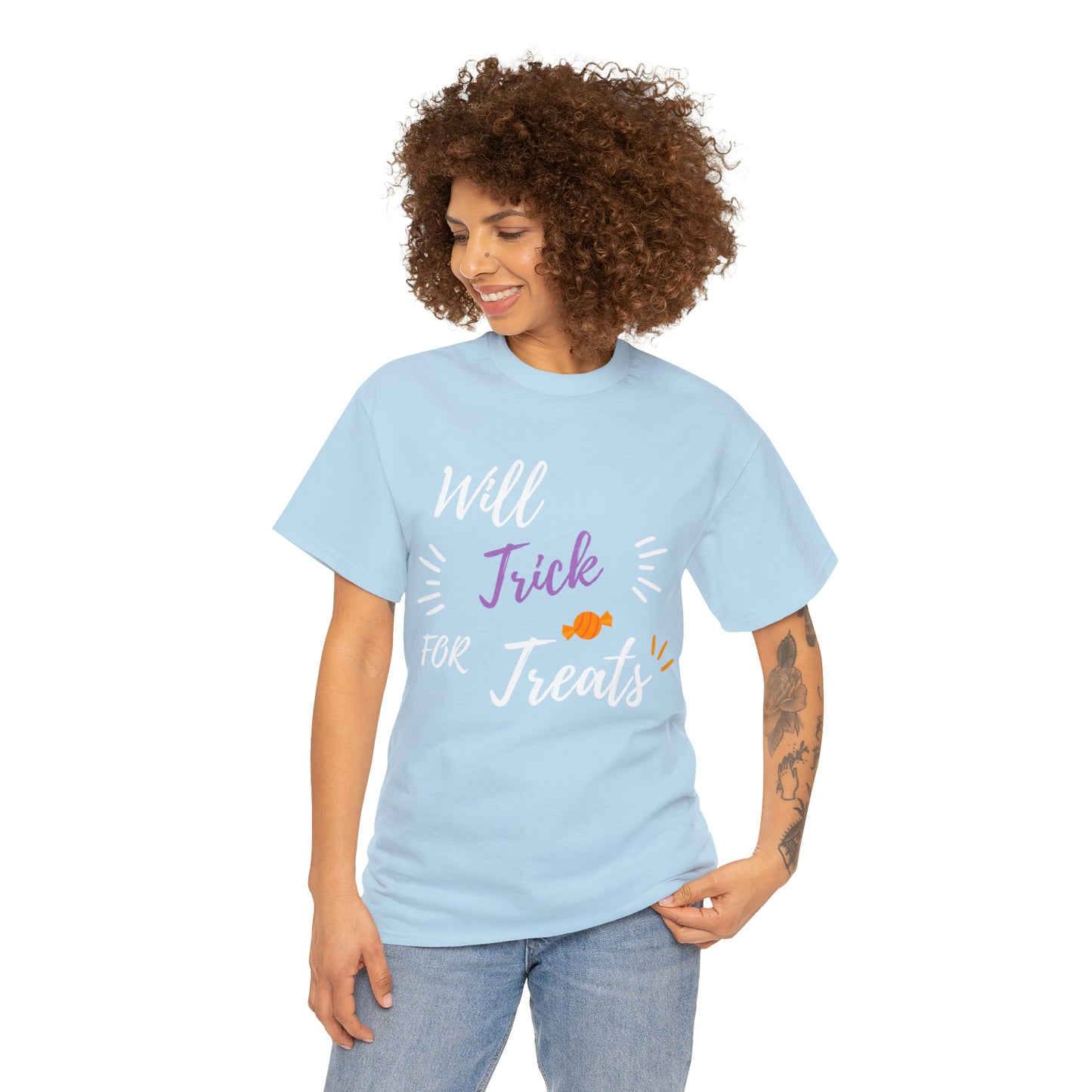Trick for treats unisex Heavy Cotton Tee